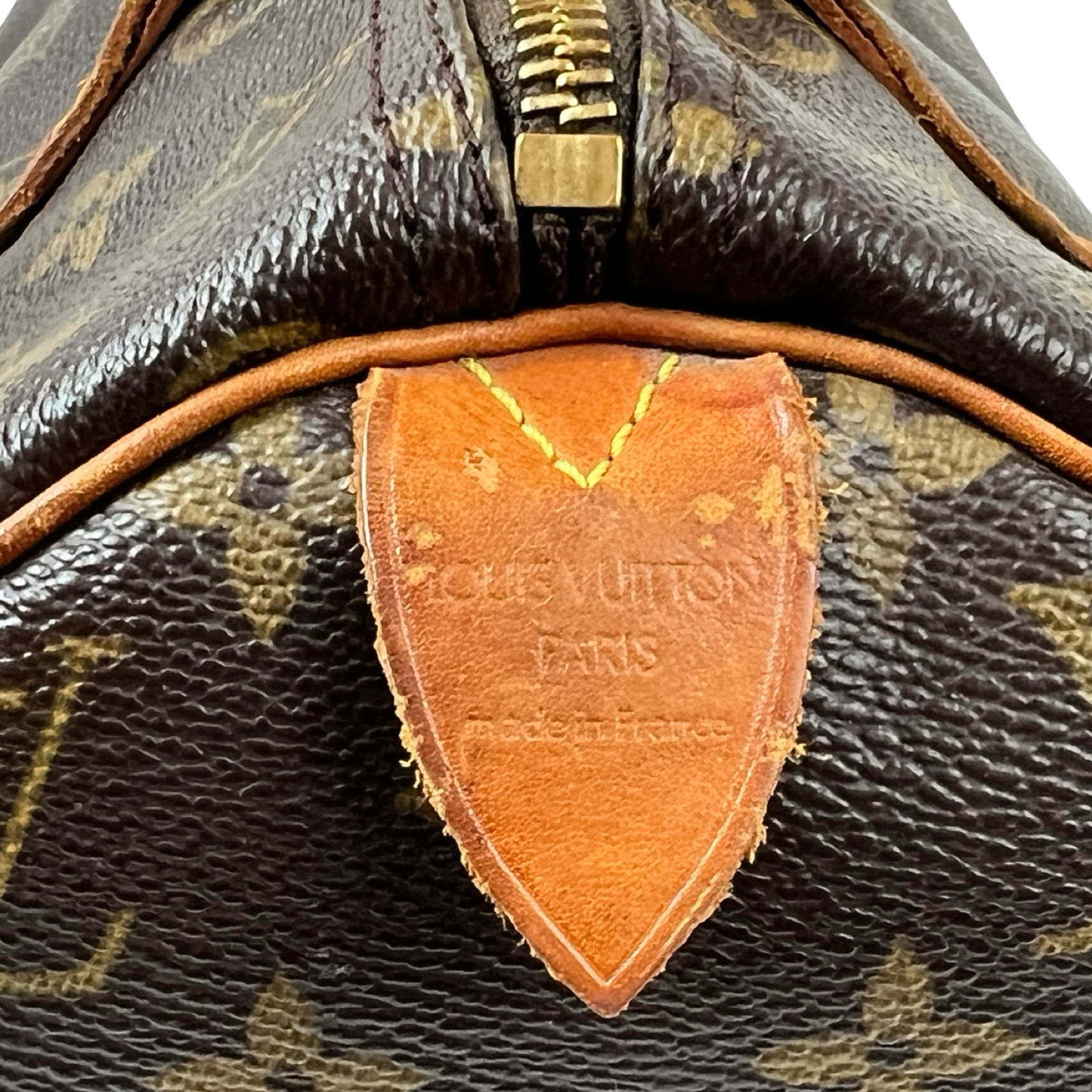 Vintage Louis Vuitton Monogram Speedy 30 Canvas Handbag