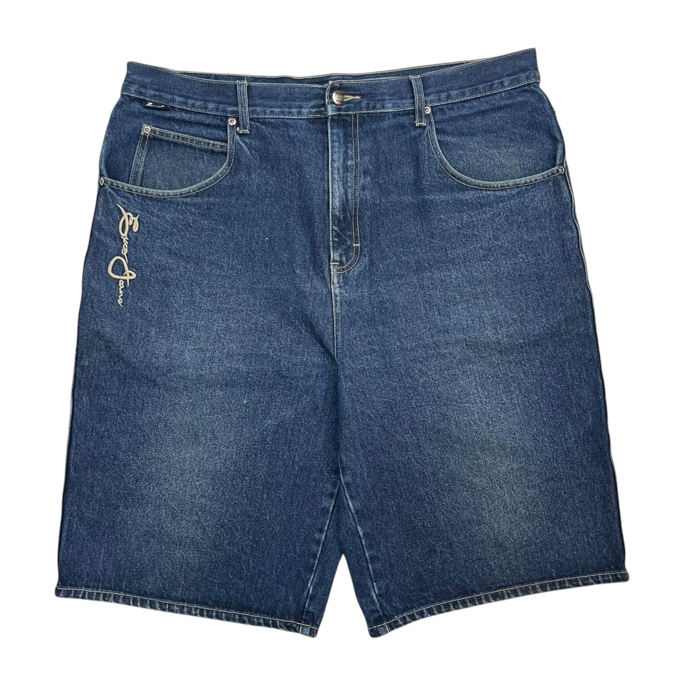 Vintage Exco Jeans Denim Shorts Dark Wash