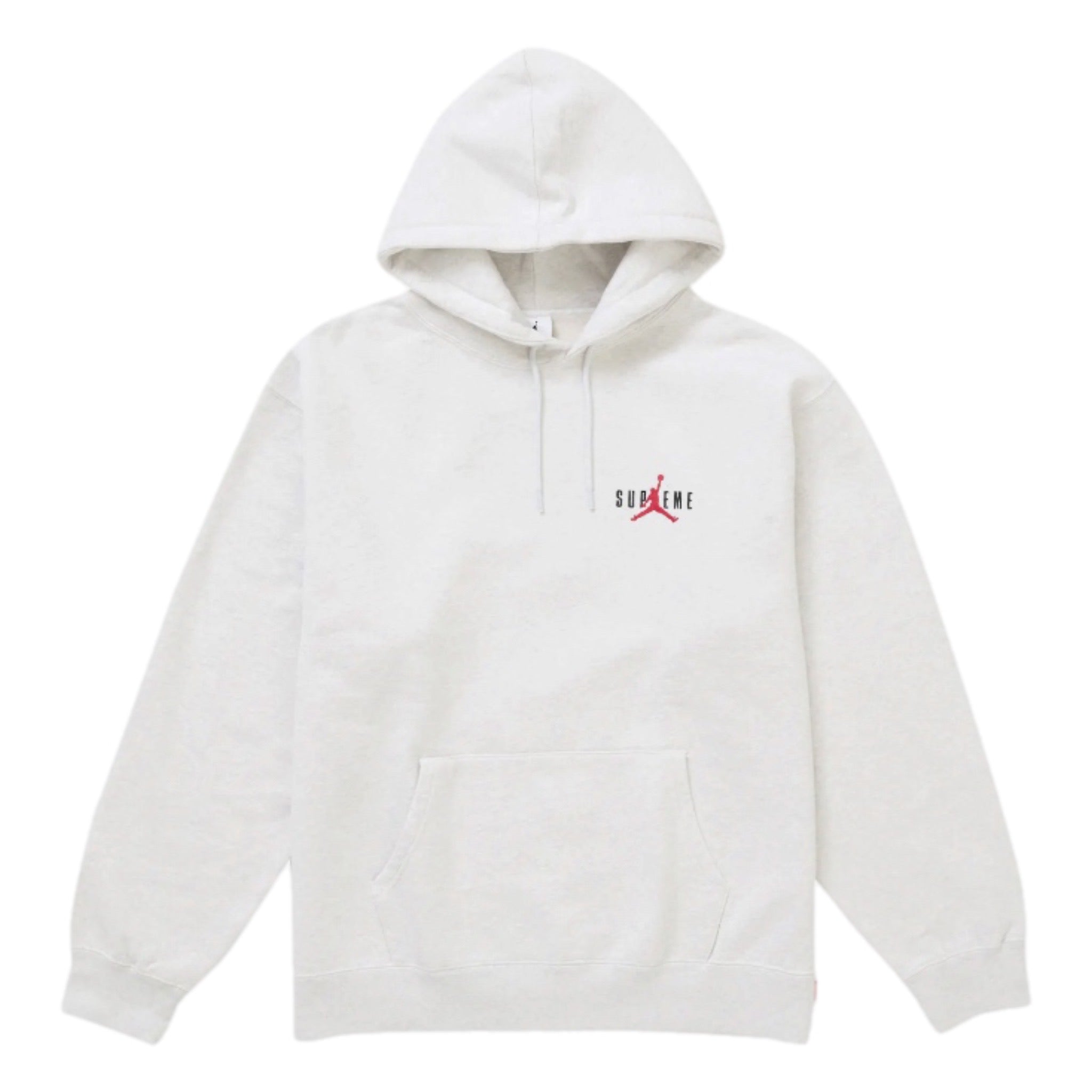 Supreme x Jordan Hoodie Heather Grey