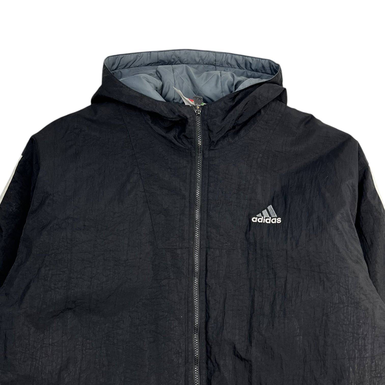 Vintage Adidas Parka Jacket Black