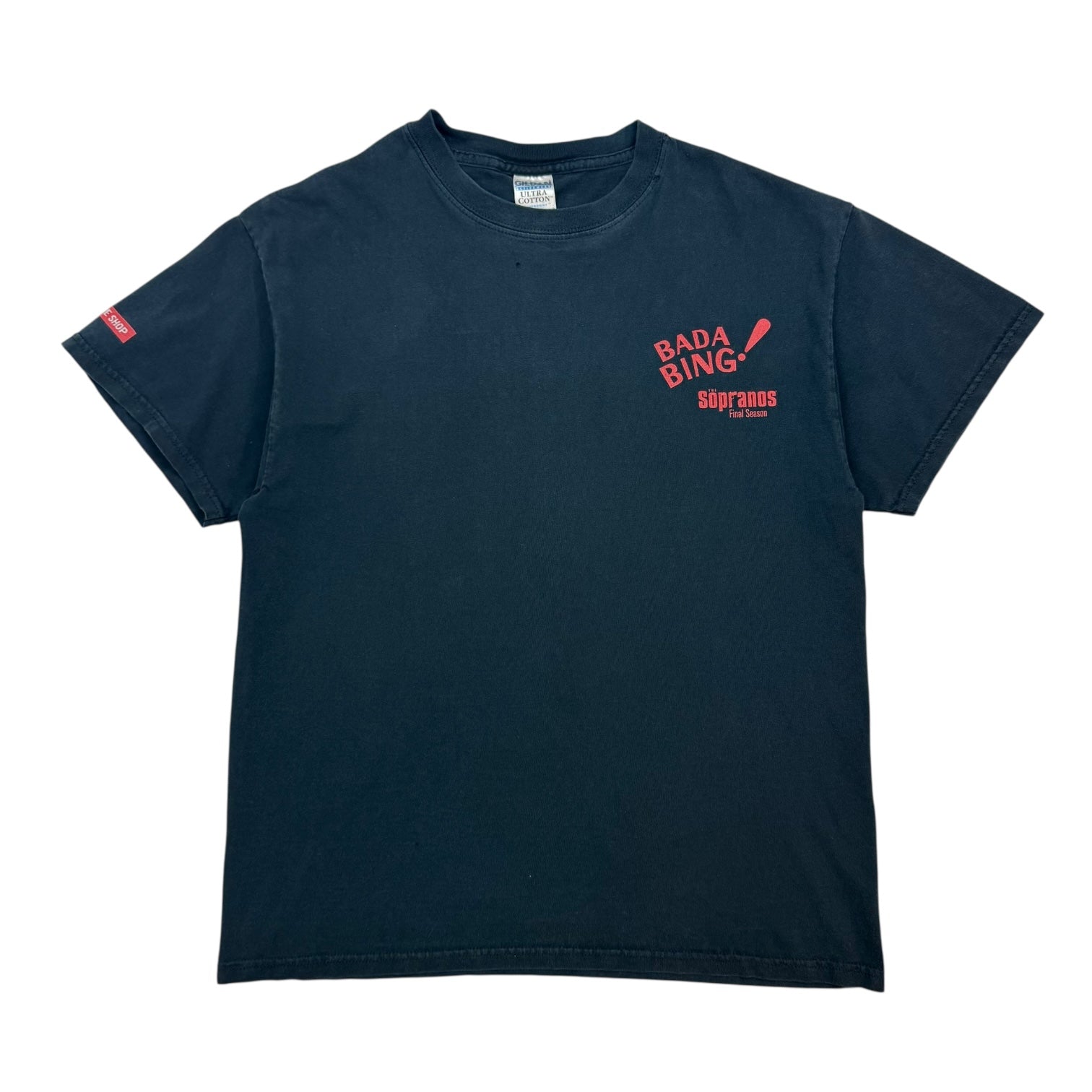 Vintage The Sopranos ‘Bada Bing’ Final Season Promo Tee Black
