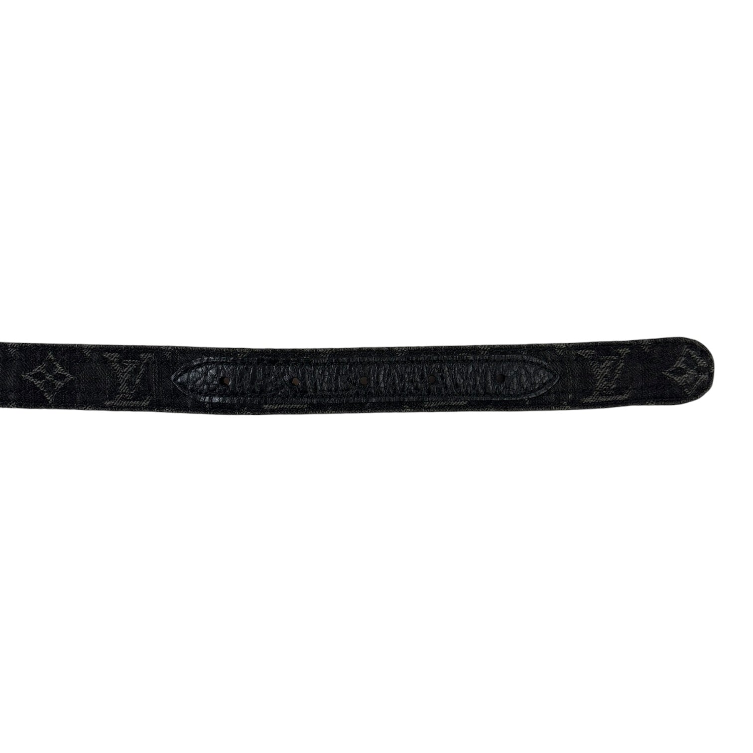 Louis Vuitton Marc Jacobs Monogram Denim Belt Black