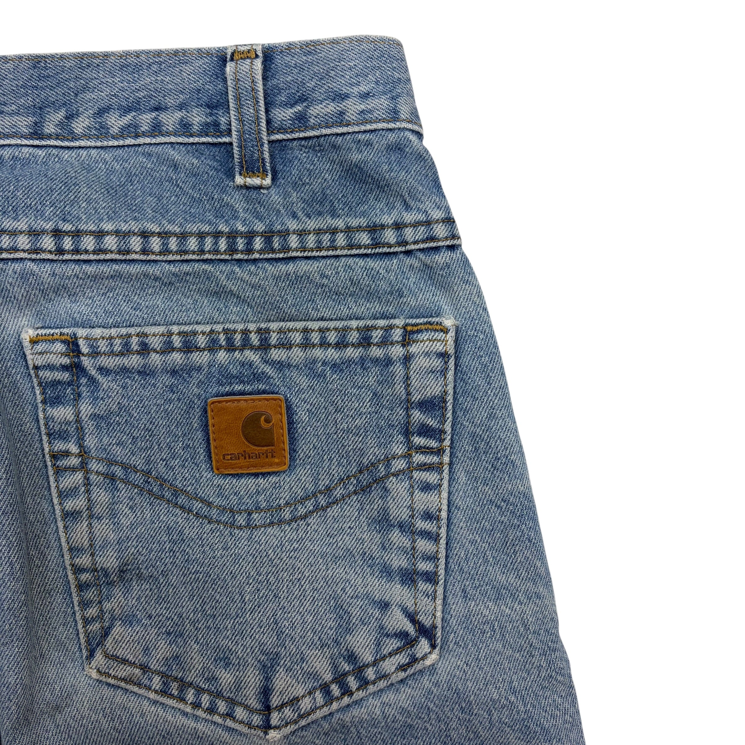 Vintage Carhartt Relaxed Fit Denim Pants Blue