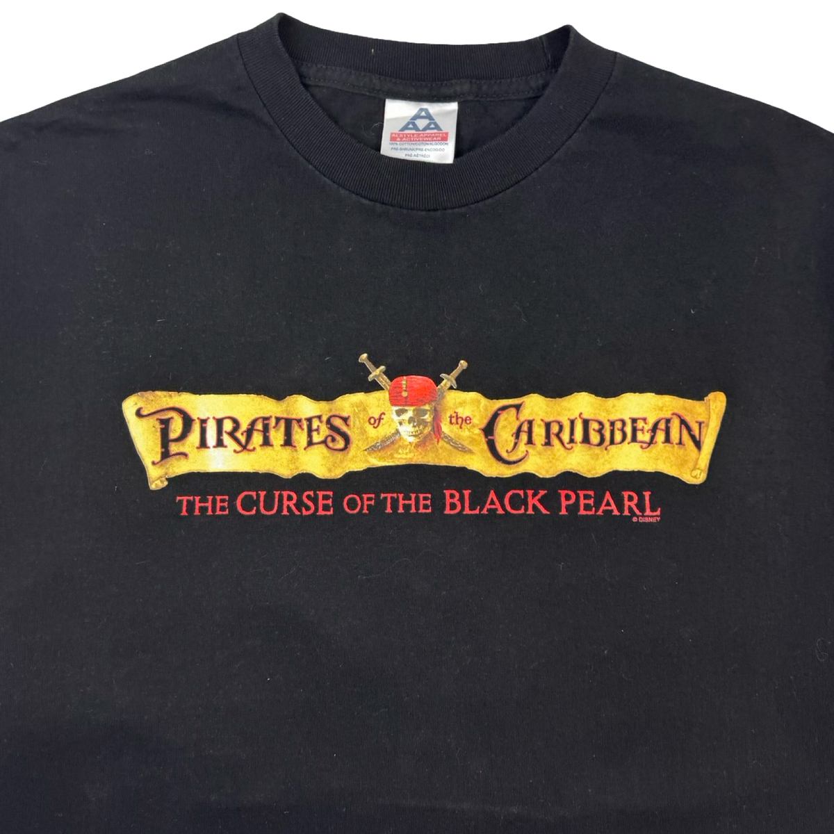 2003 Pirates of the Caribbean Curse of the Black Pearl Promo T-Shirt