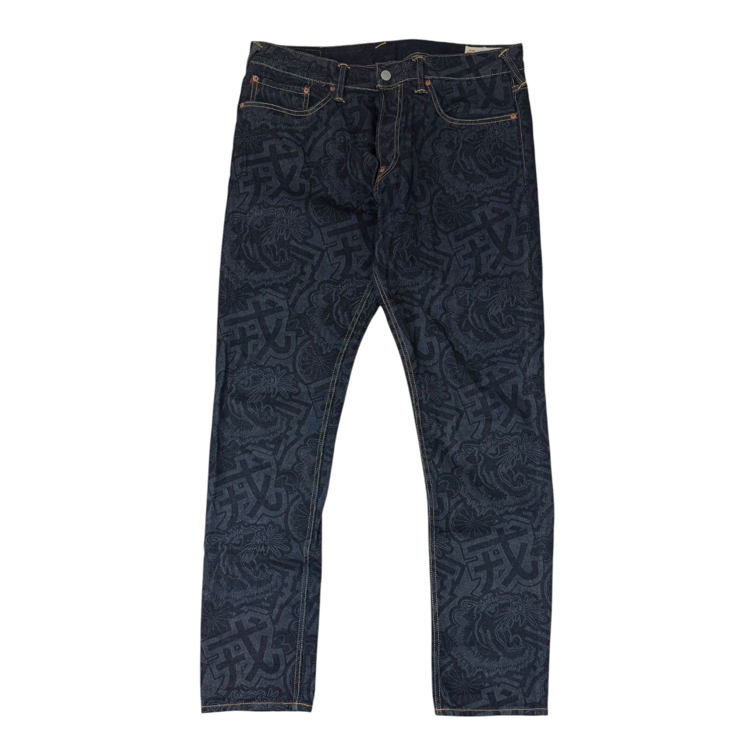Evisu Mongram Jeans Indigo