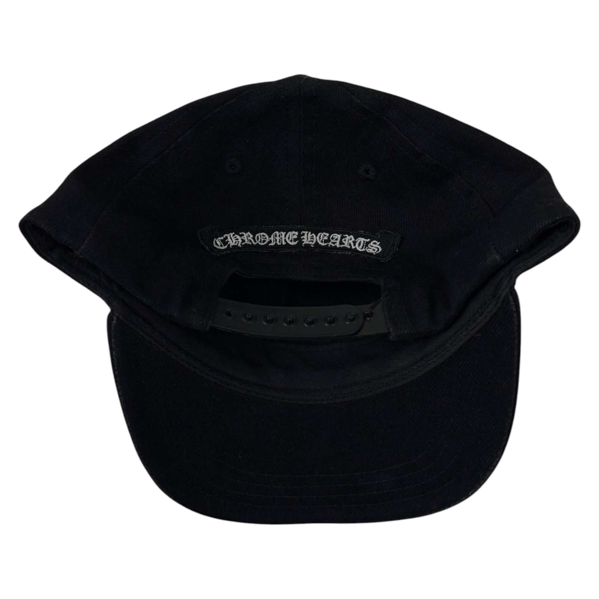 Chrome Hearts Fleur Scroll Logo Hat Black