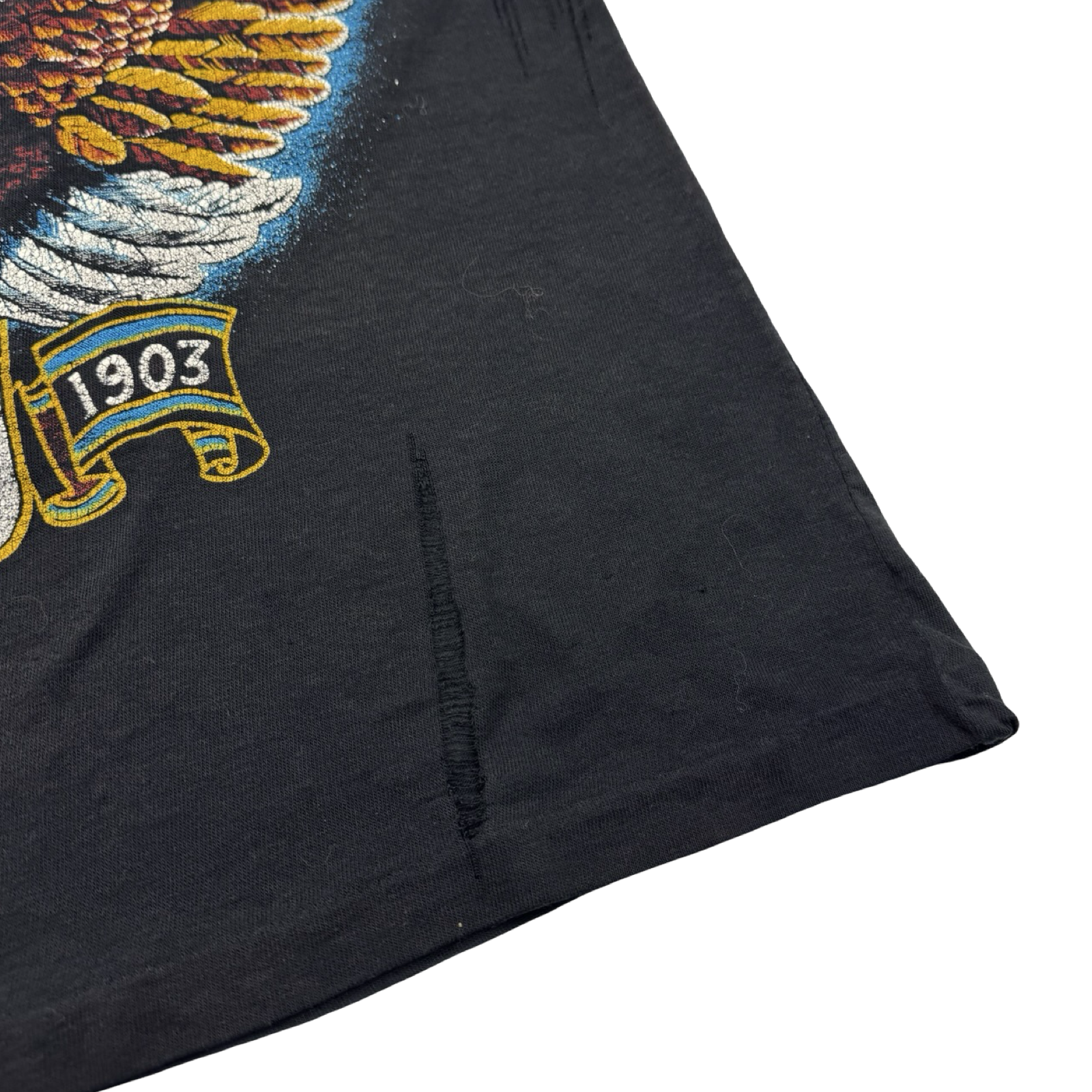 Vintage Faded Harley Davidson Paper-Thin Eagle T-Shirt