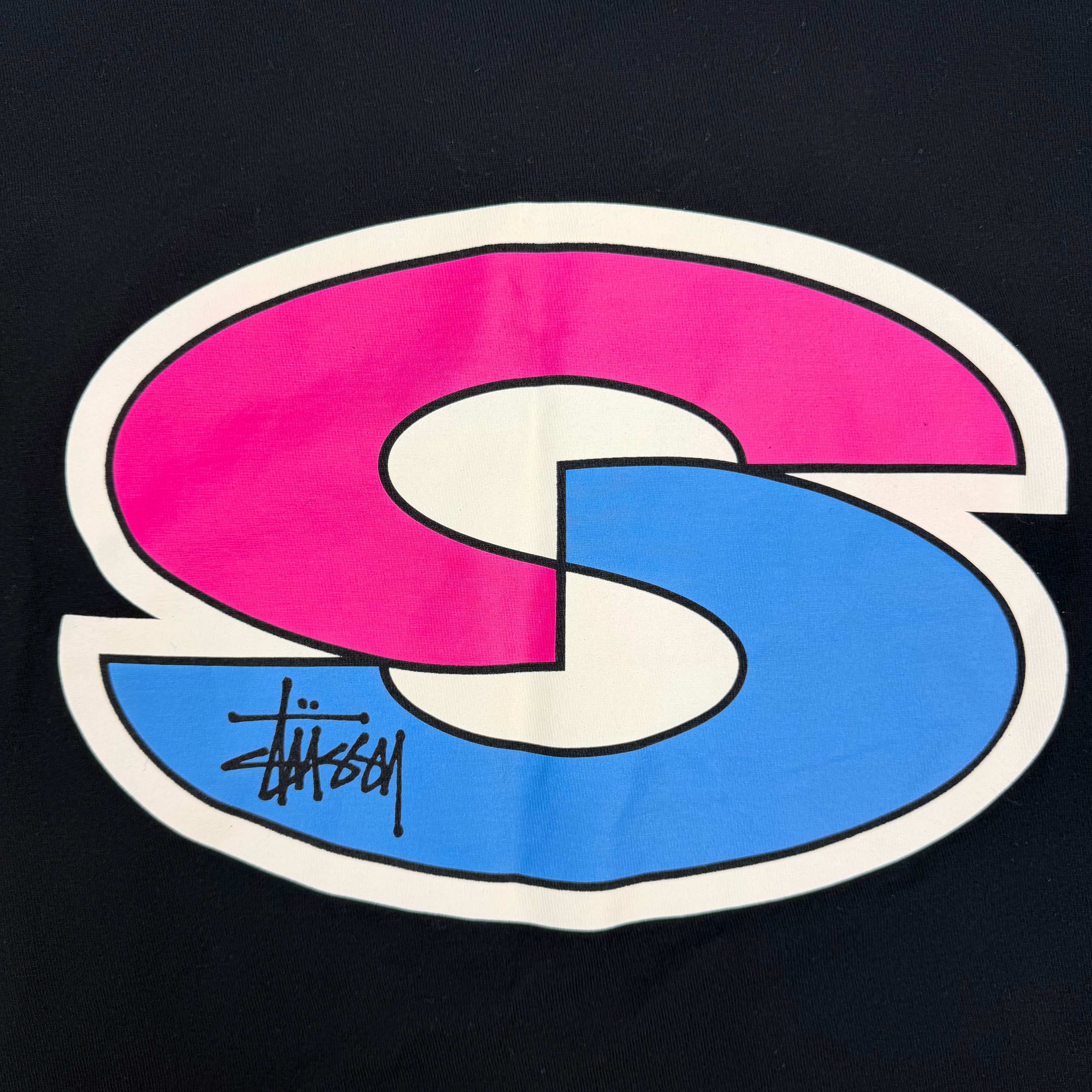 Stussy Super S Tee Black
