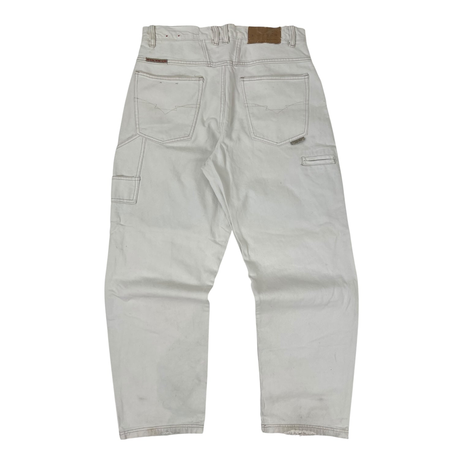 Vintage Y2K Fubu Baggy Denim Pant White