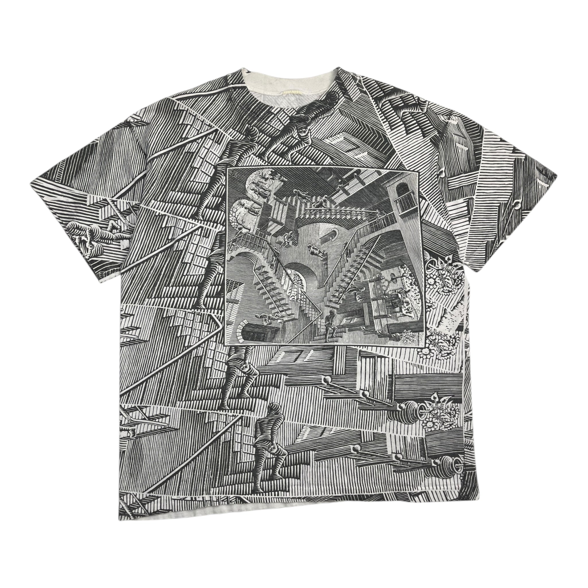 Vintage MC Escher “House of Stairs” AOP Tee