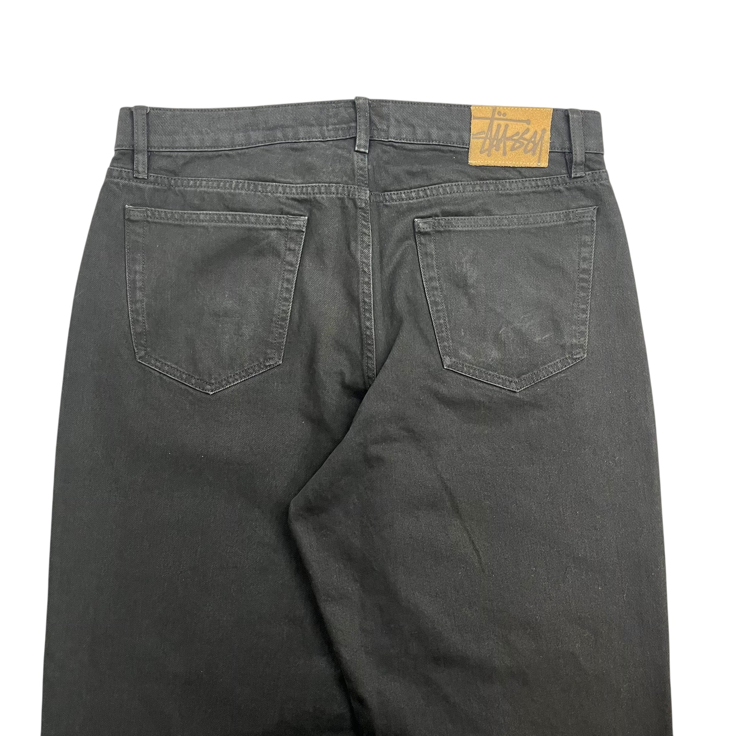 Stussy “BIGOL” Denim Pants Black