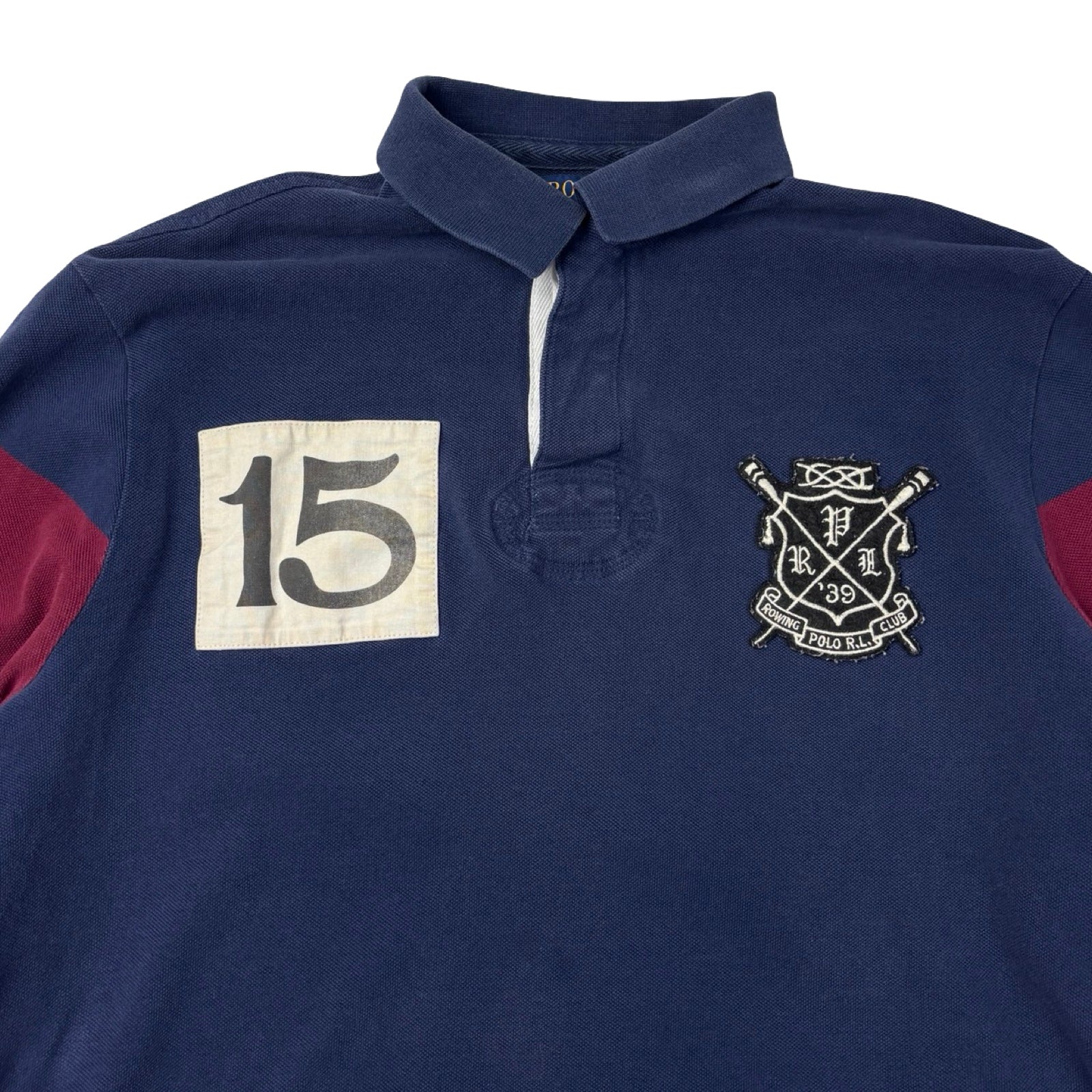 Vintage Polo Ralph Lauren Rowing Club Polo L/S Navy