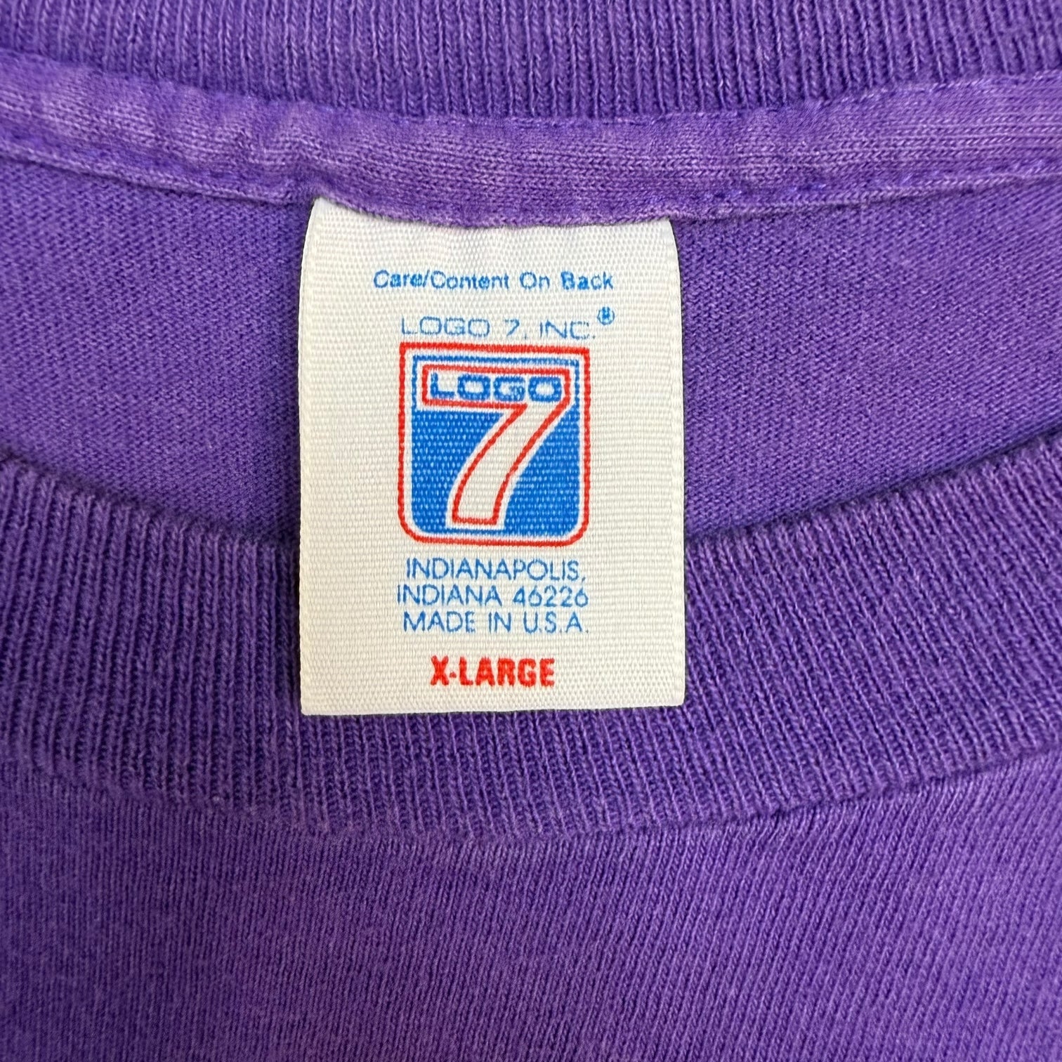 Vintage Los Angeles Lakers Tee Purple