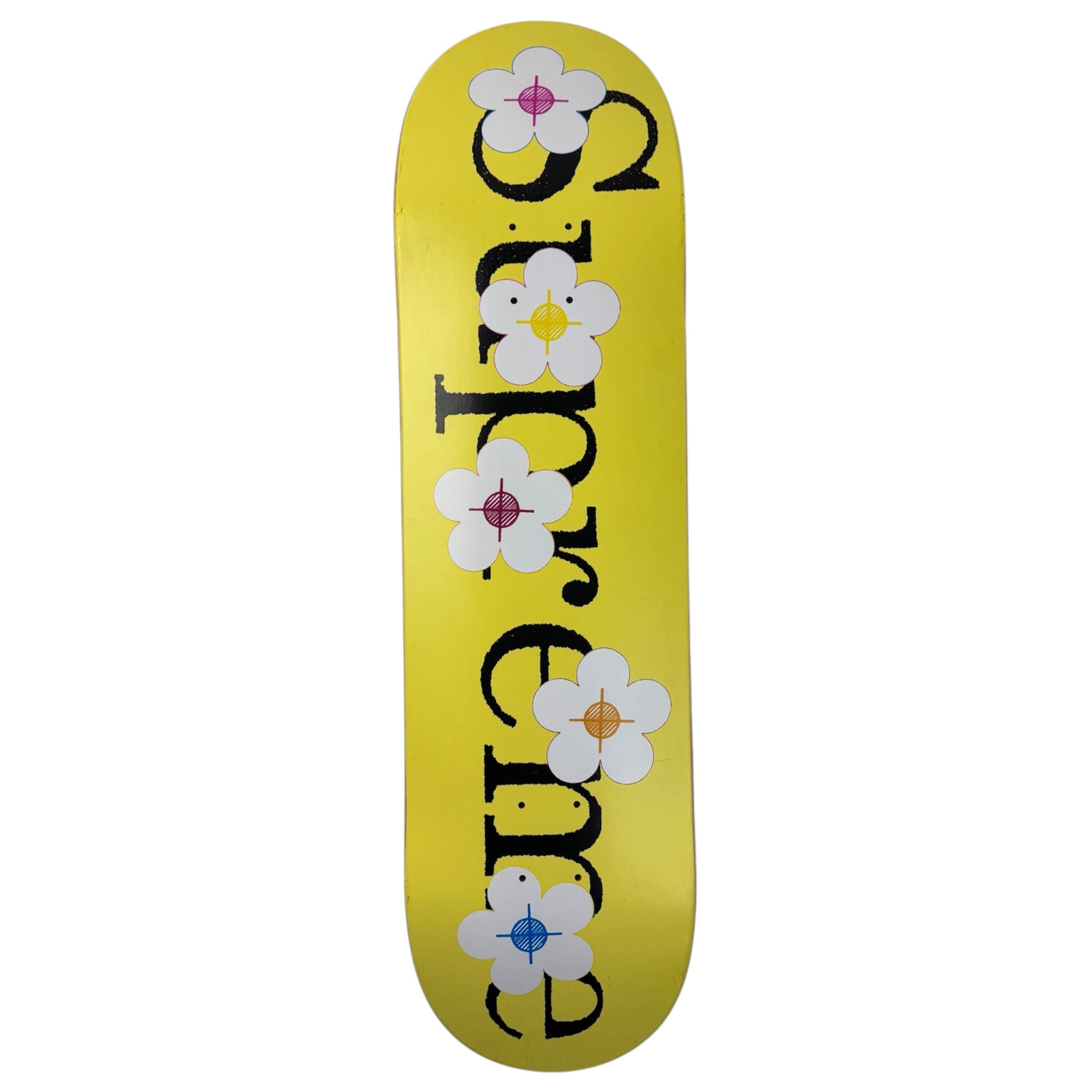 Supreme Flowers Skateboard Deck Yellow