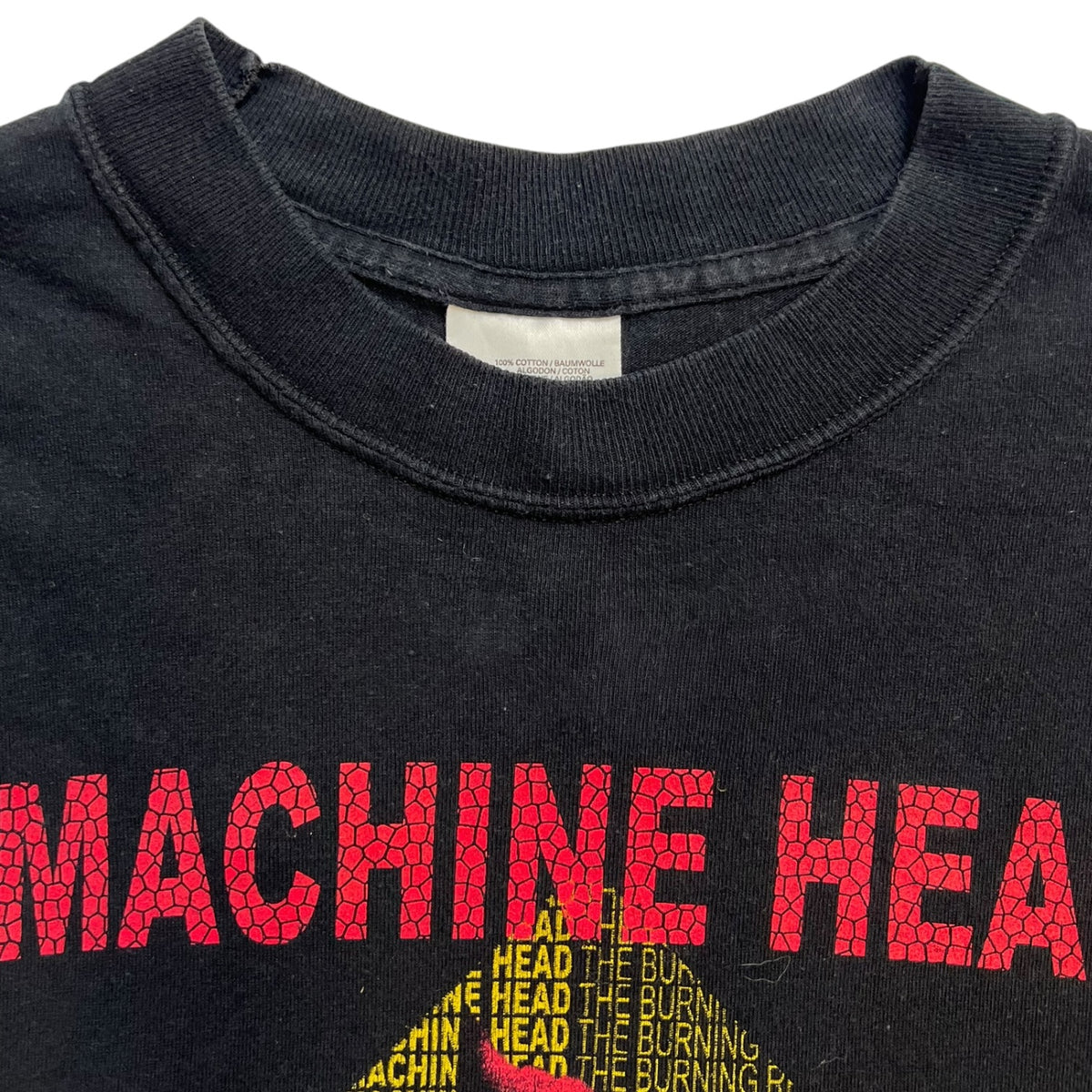 Vintage 1990’s Machine Head “The Burning Red” Long Sleeve T-Shirt Black