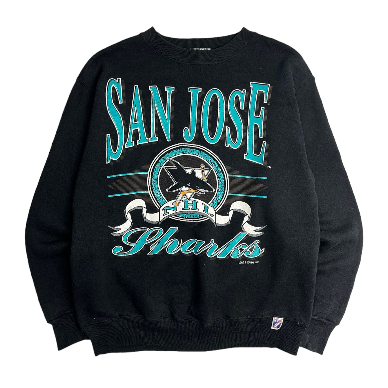1992 San Jose Sharks Logo Crew