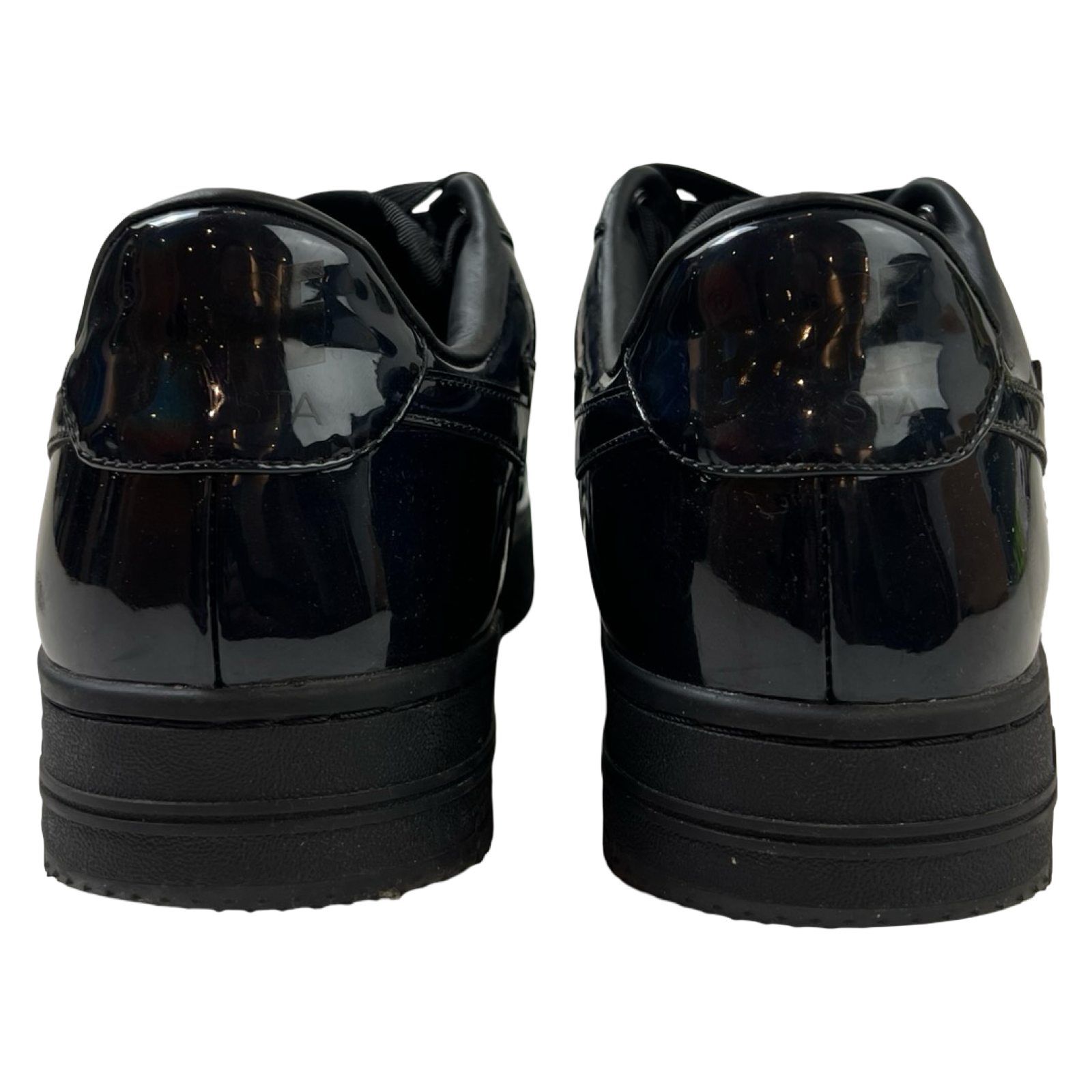 A Bathing Ape Bapesta Patent Leather Black (Used)