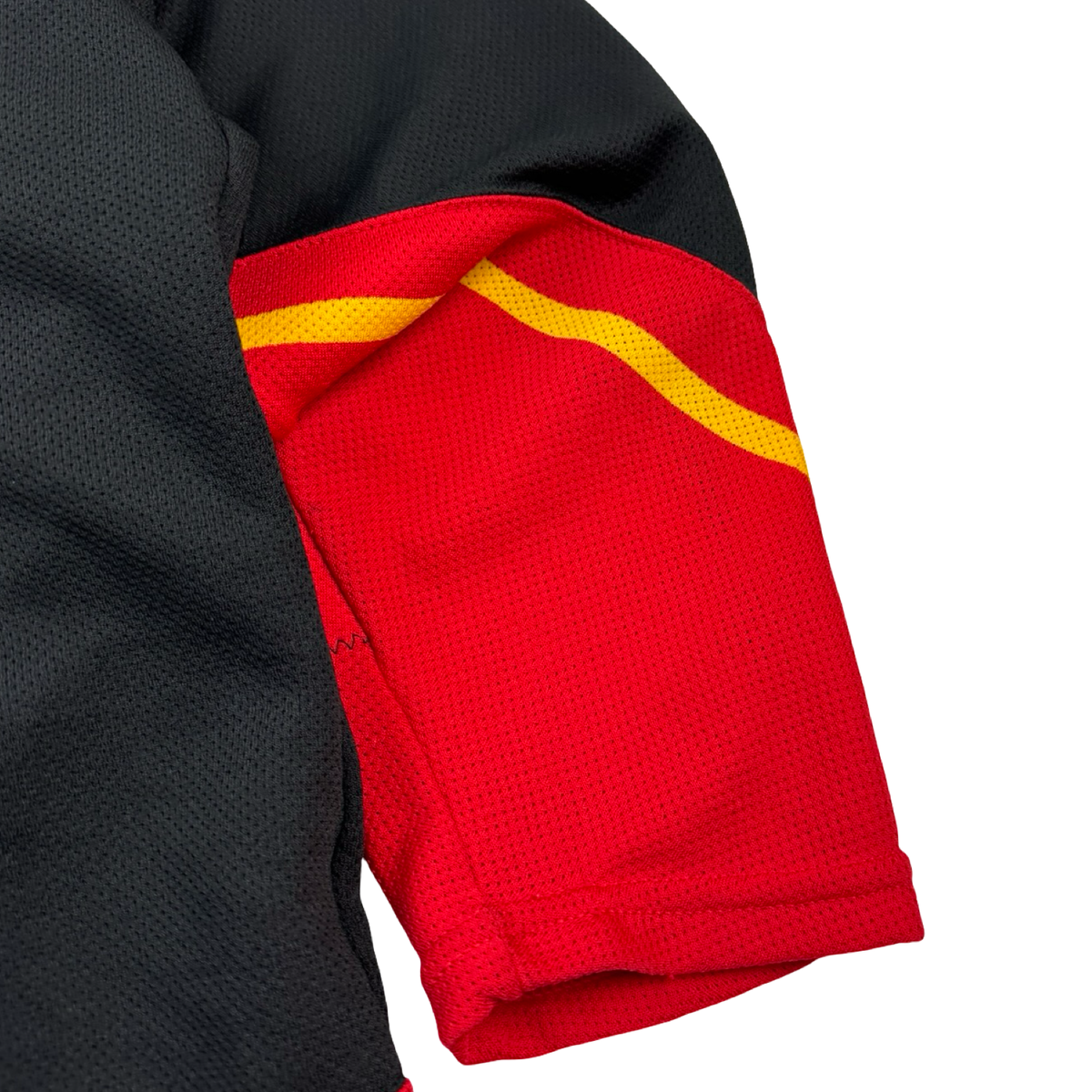 Vintage Calgary Flames Blasty Logo Pro Player Jersey Black