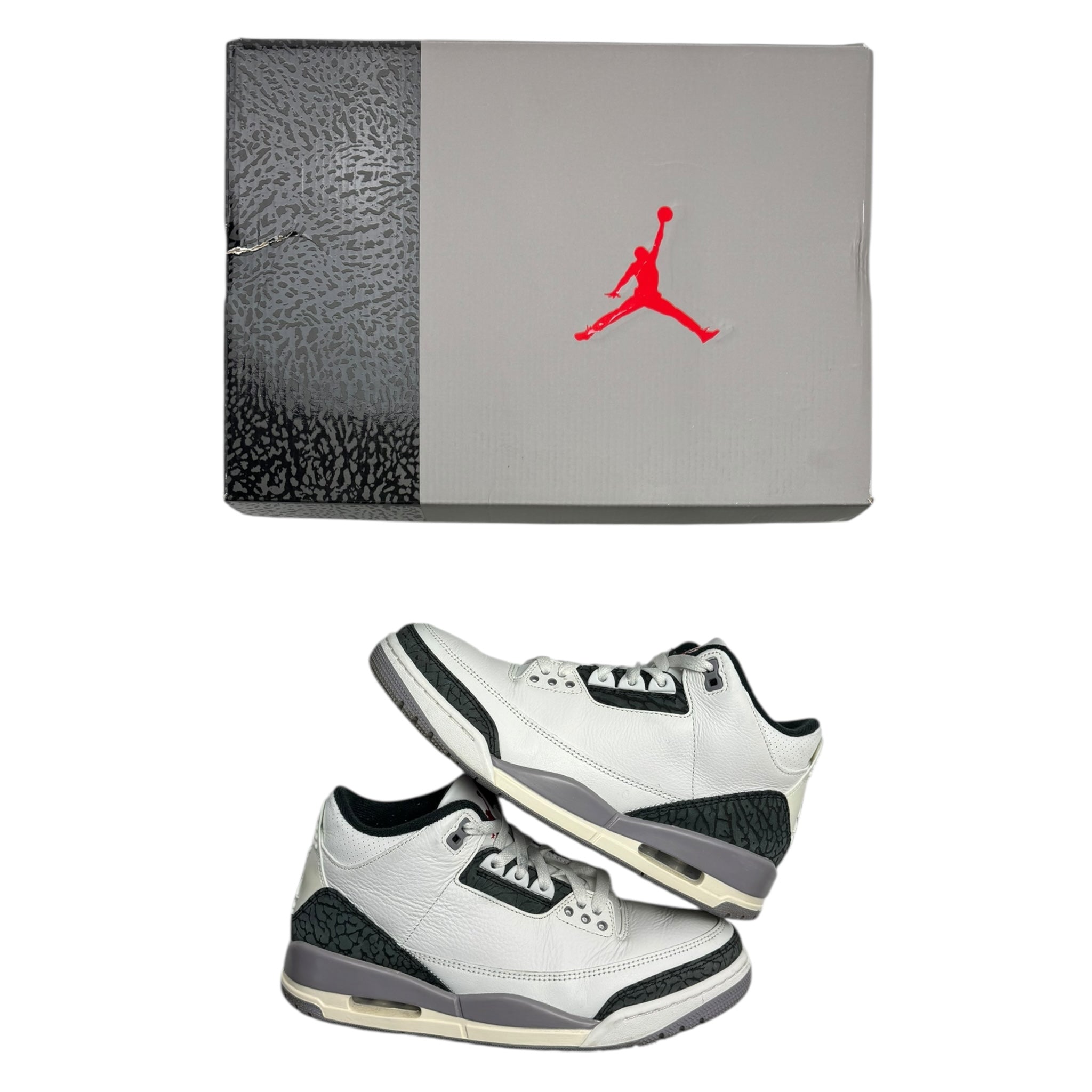 Jordan 3 Cement Grey (Used)