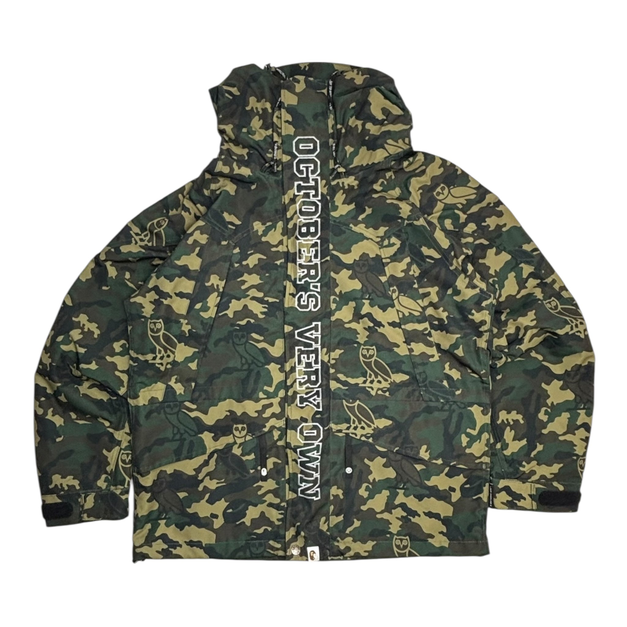 BAPE X OVO Woodland Camo Snowboard Jacket