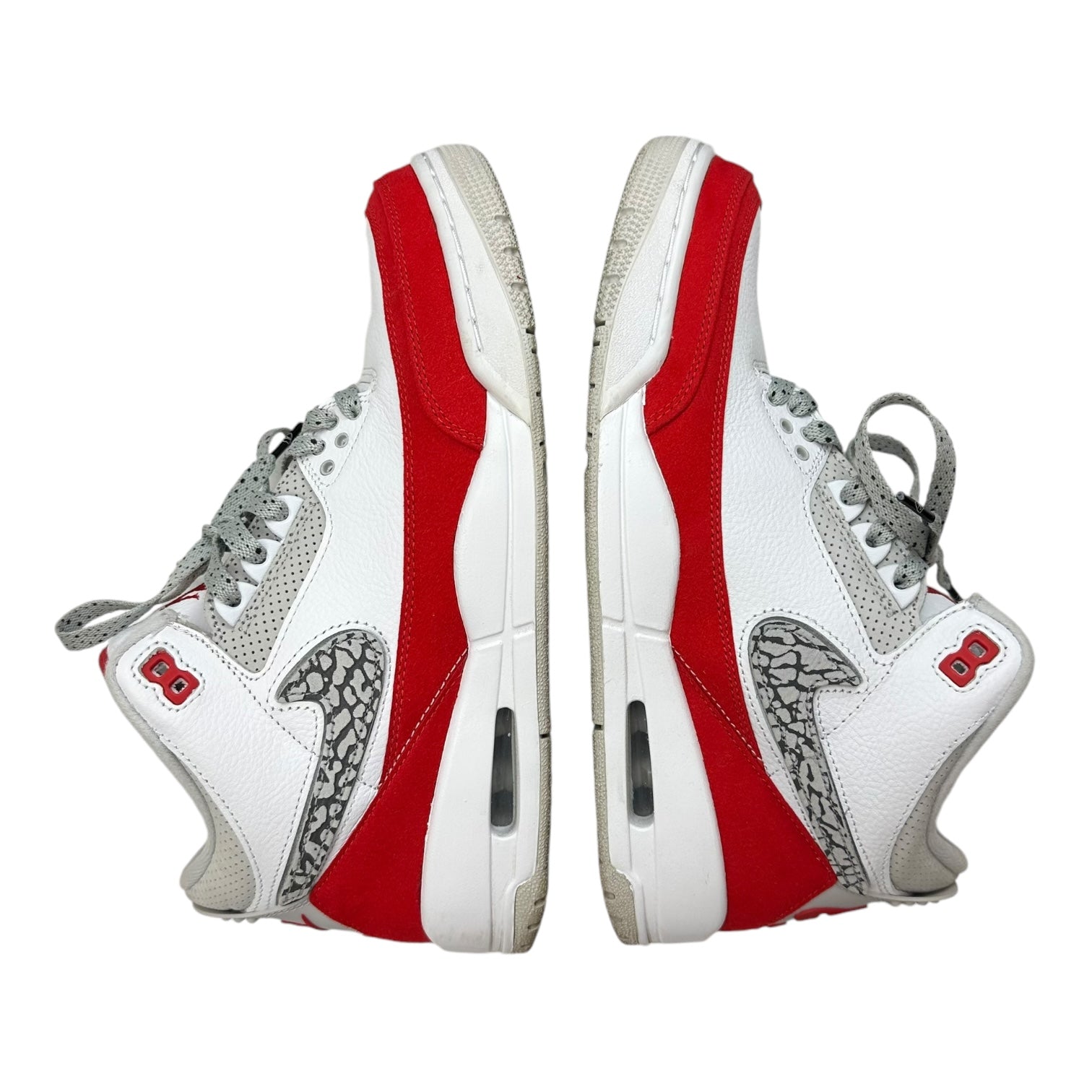 Jordan 3 Retro Tinker White University Red (Used)