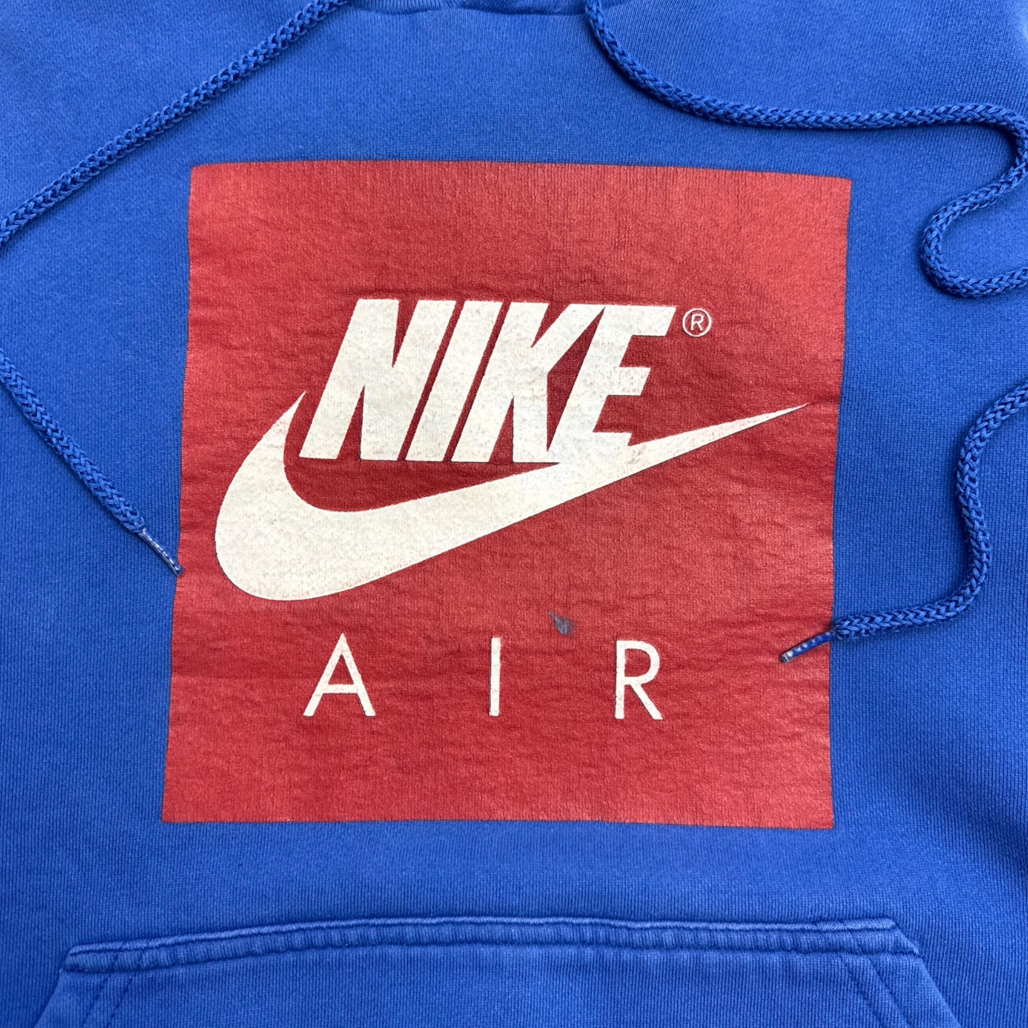 Vintage Nike Air Logo Hoodie Royal Blue