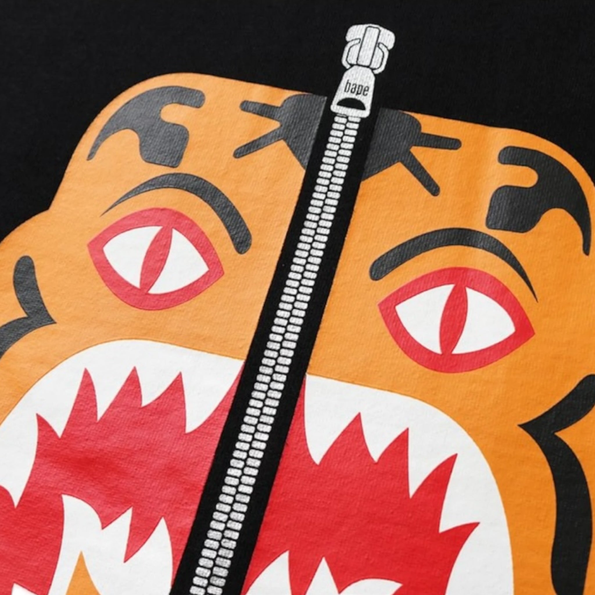 BAPE Tiger Crewneck Crewneck Black