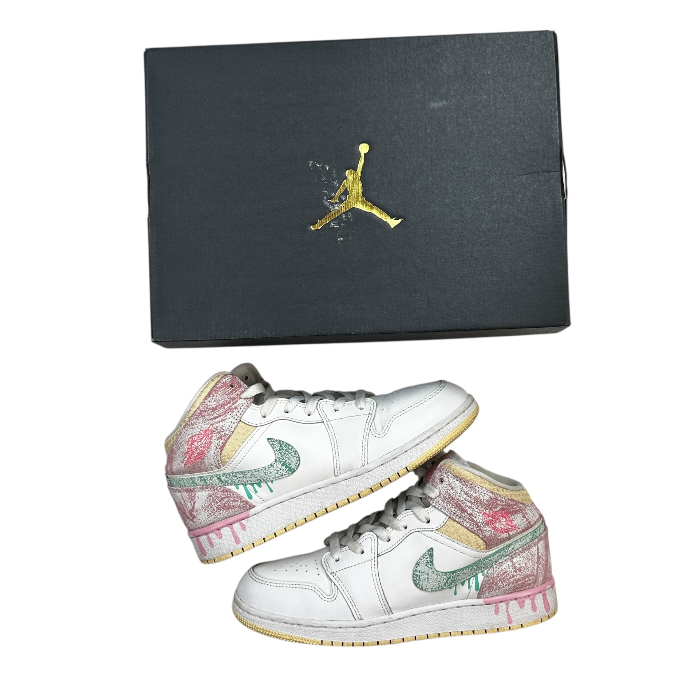 Jordan 1 Mid Paint Drip (Used)