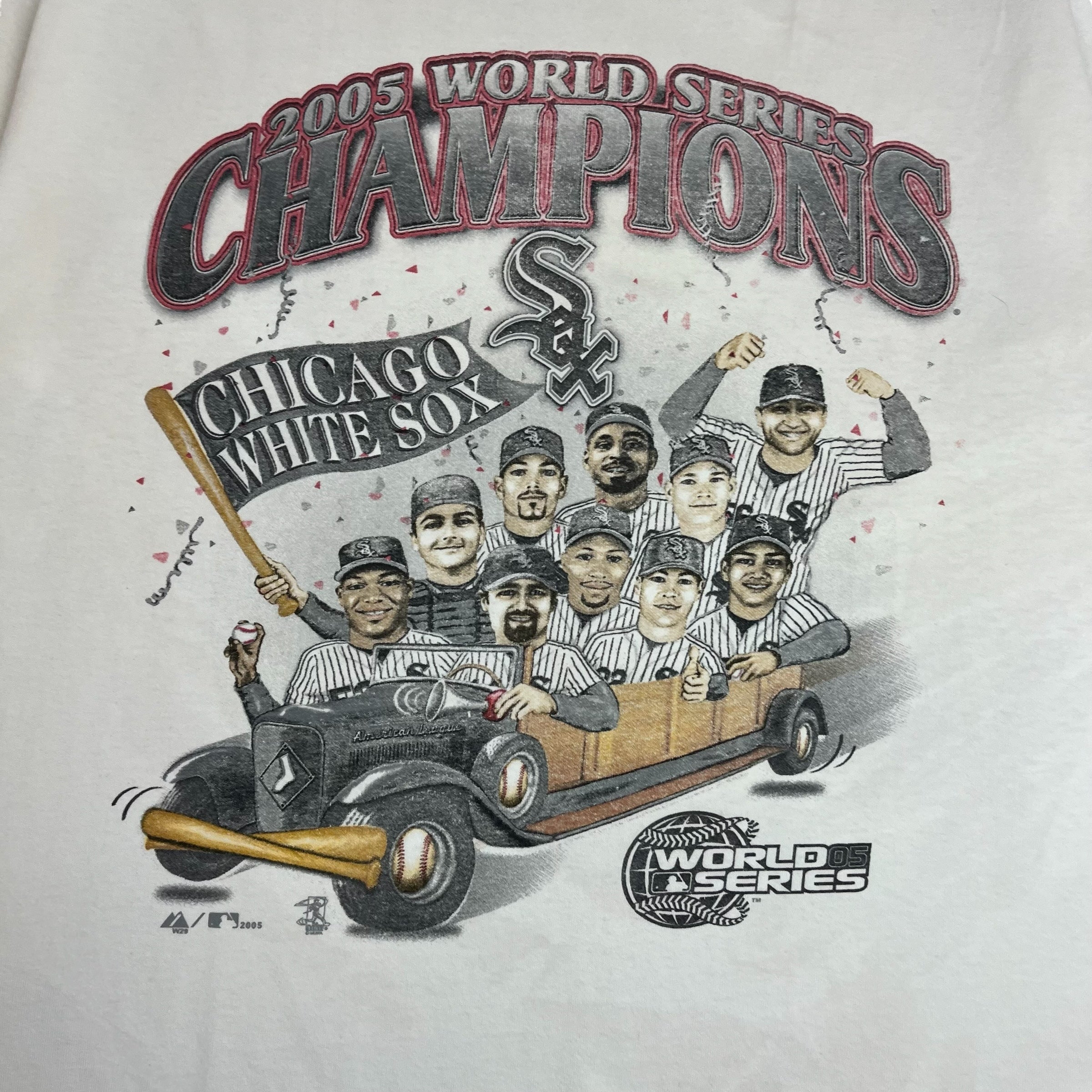 2005 Chicago White Sox World Series Champion Tee White