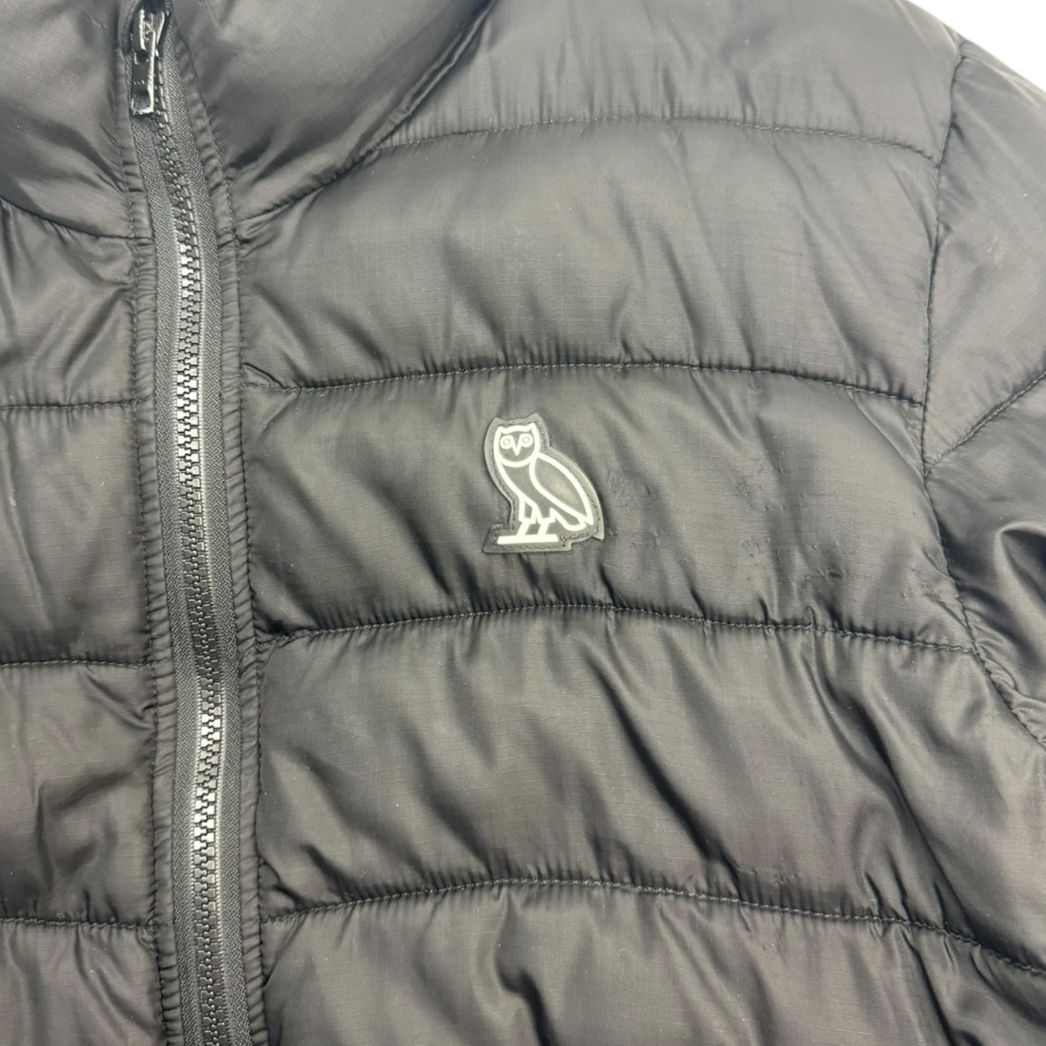 OVO Essential Owl Puffer Jacket Black