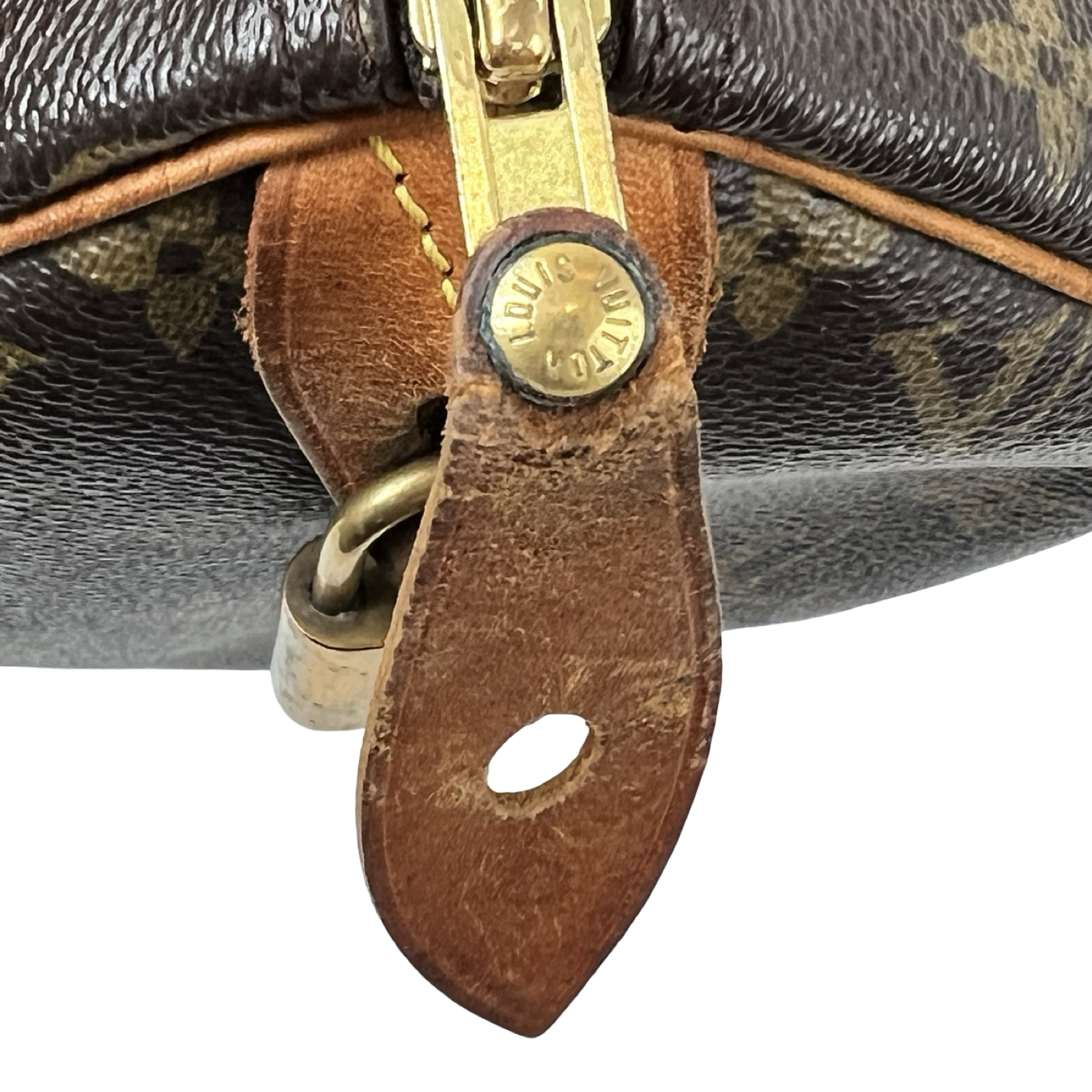 Vintage Louis Vuitton Monogram Speedy 30 Canvas Handbag