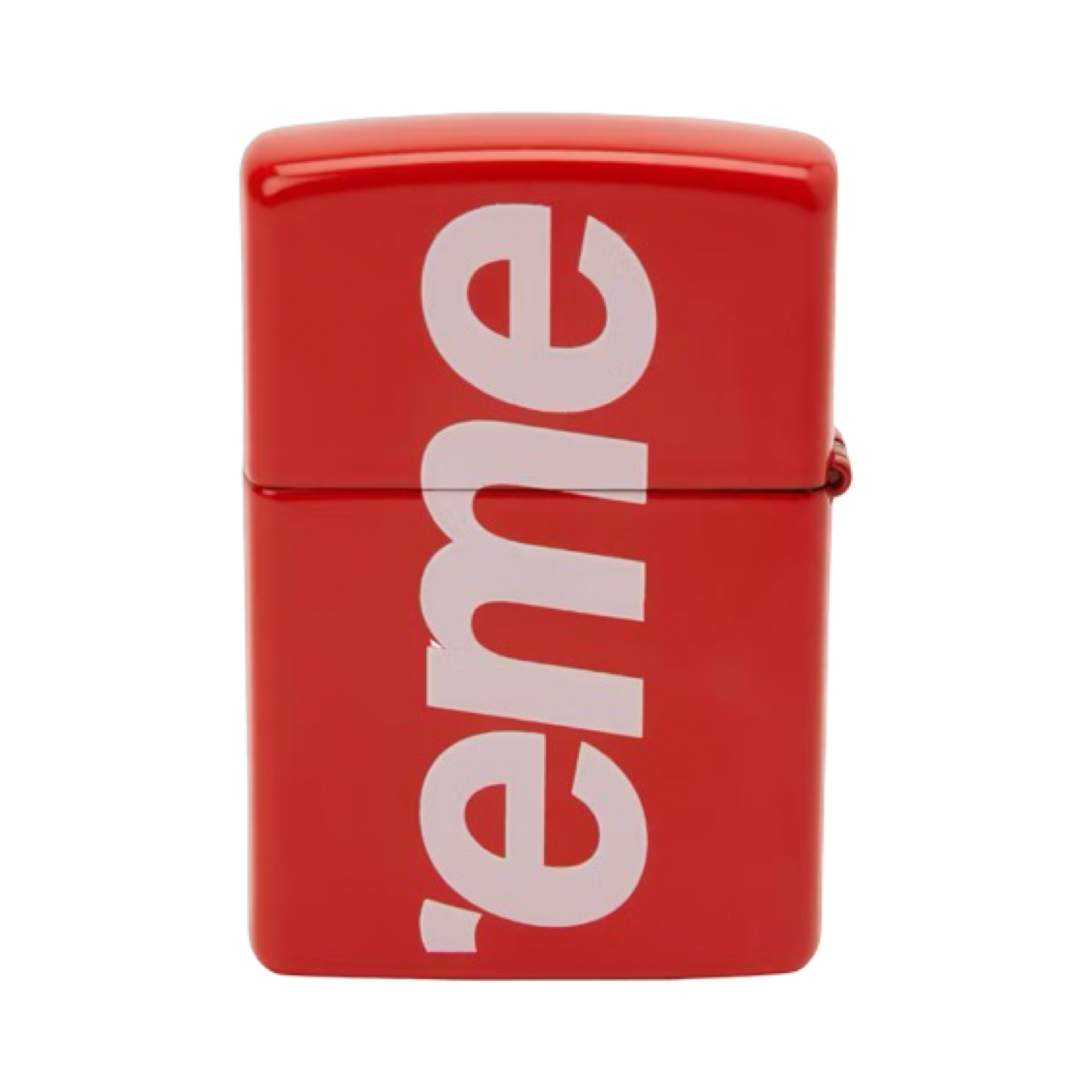Supreme Logo Zippo Red