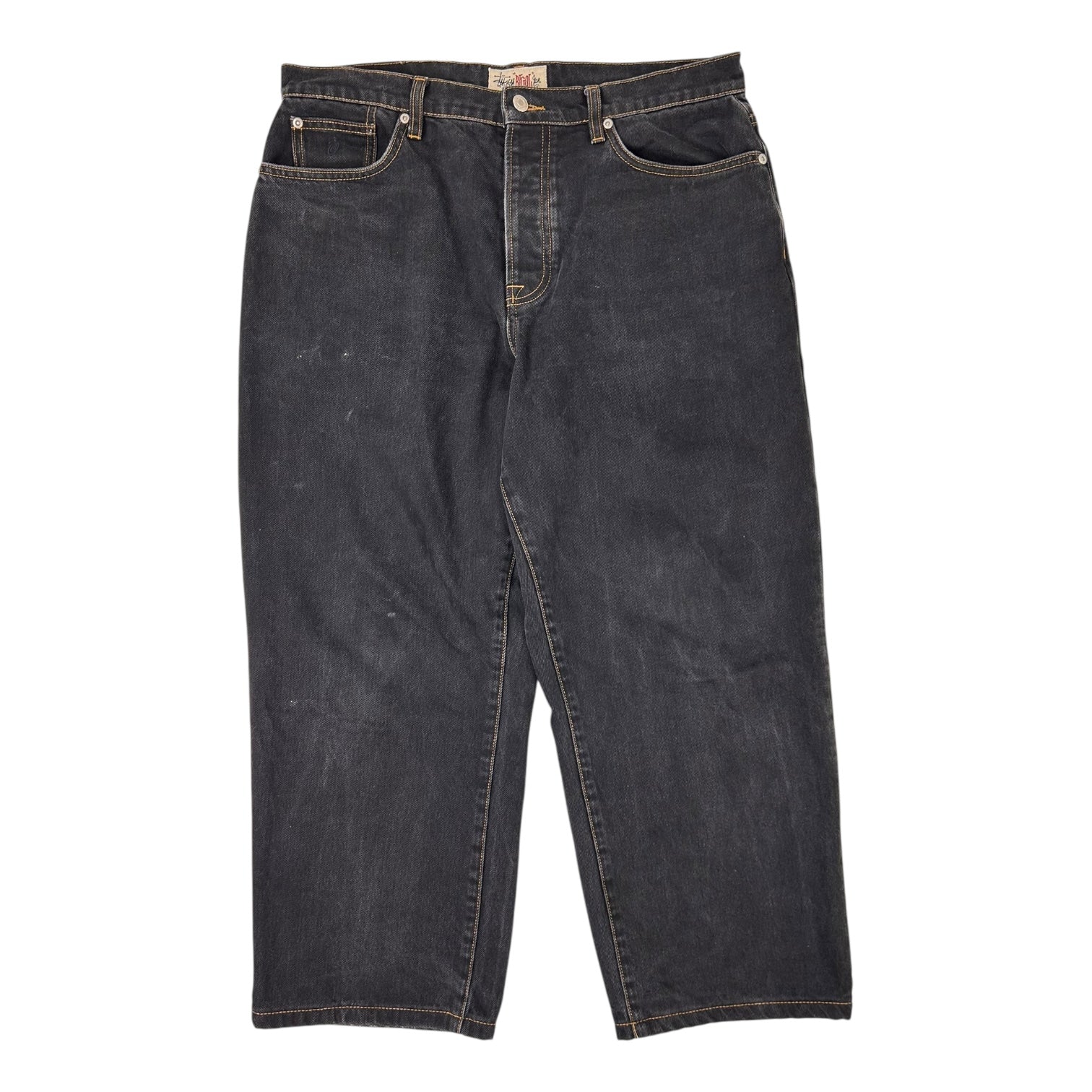 Stussy Big Ol Jeans Washed Black