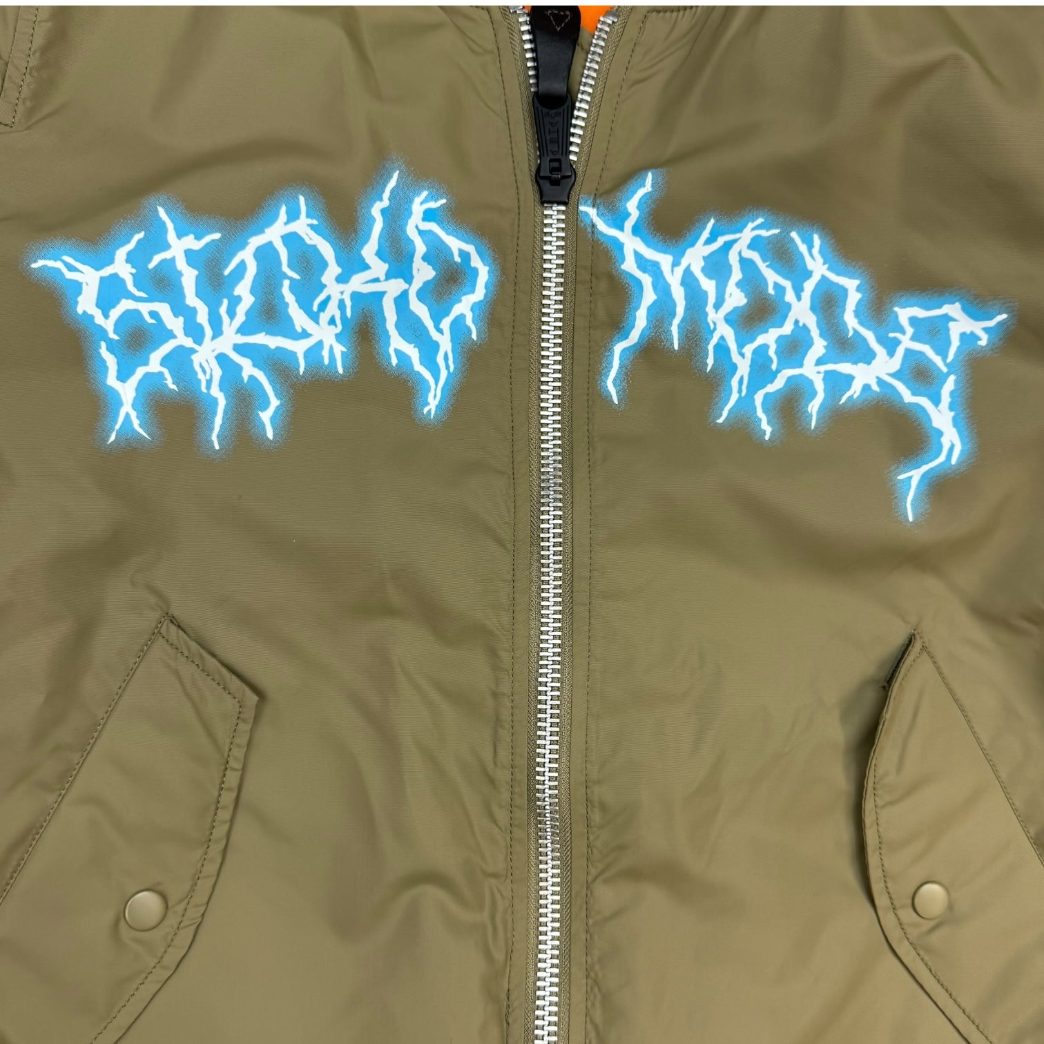 Travis Scott Sicko Mode Astroworld Alpha Industries Bomber Jacket Green