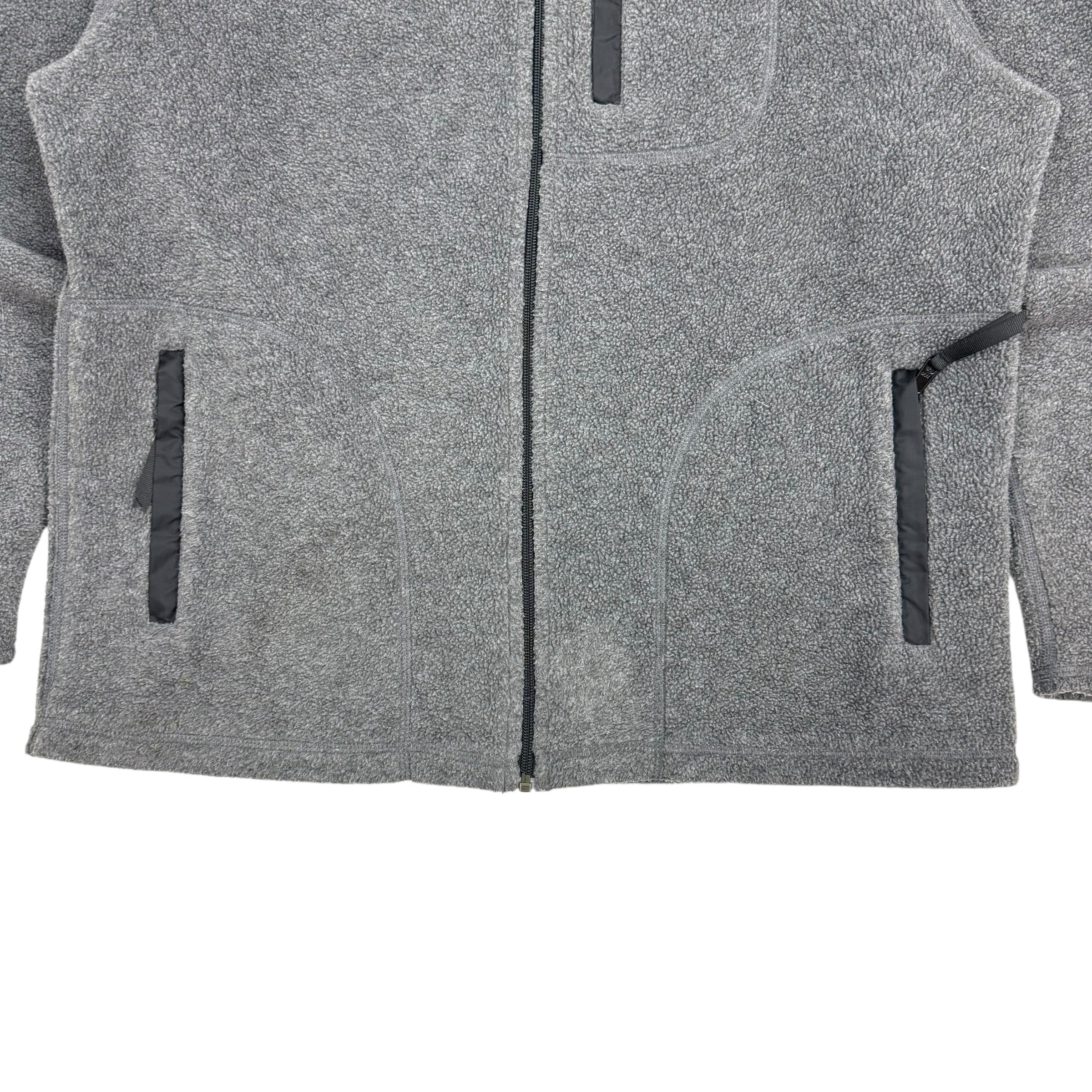 Vintage Polo Sport Ralph Lauren Fleece Zip Up Grey