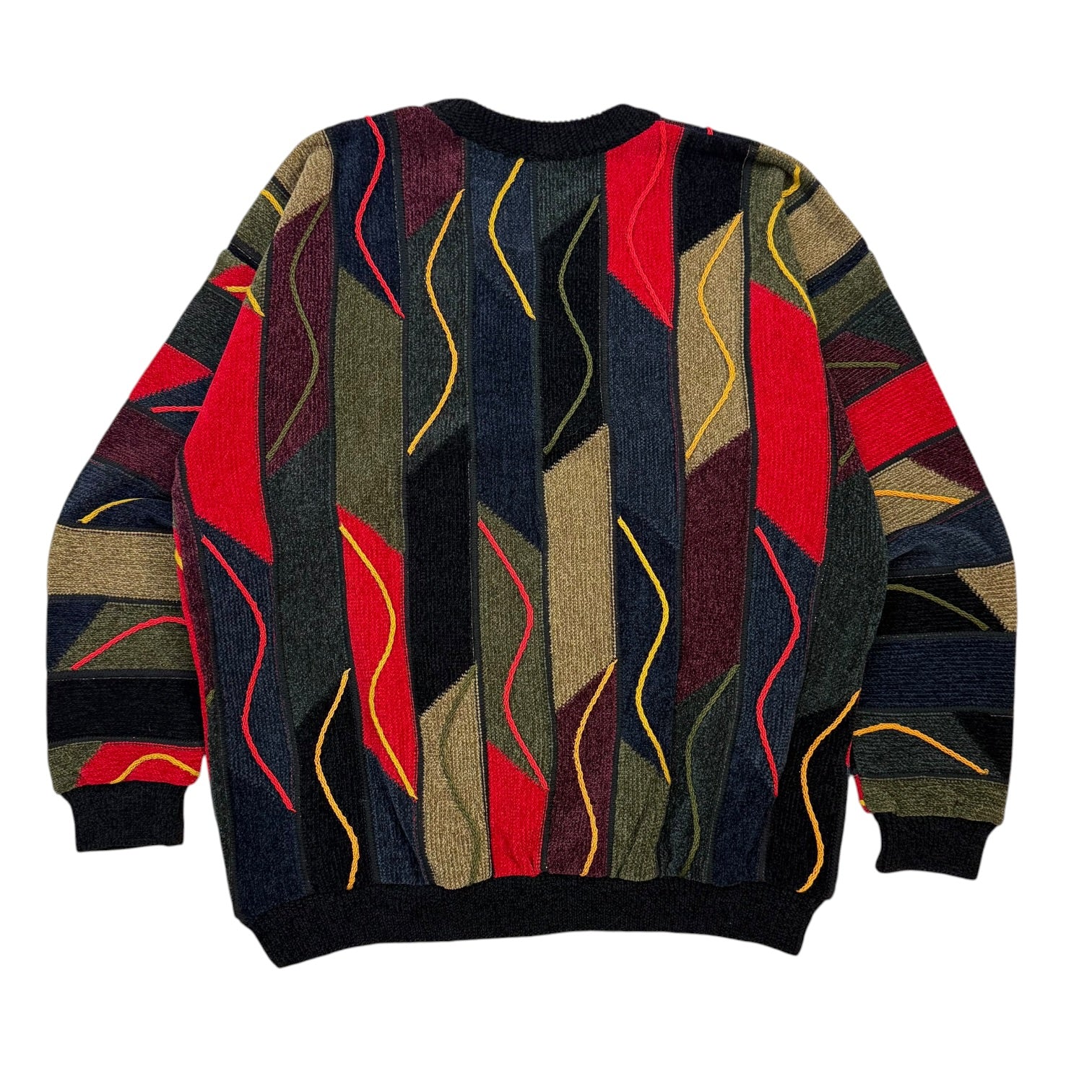 Vintage Tundra Cable Knit Sweater Multicolour