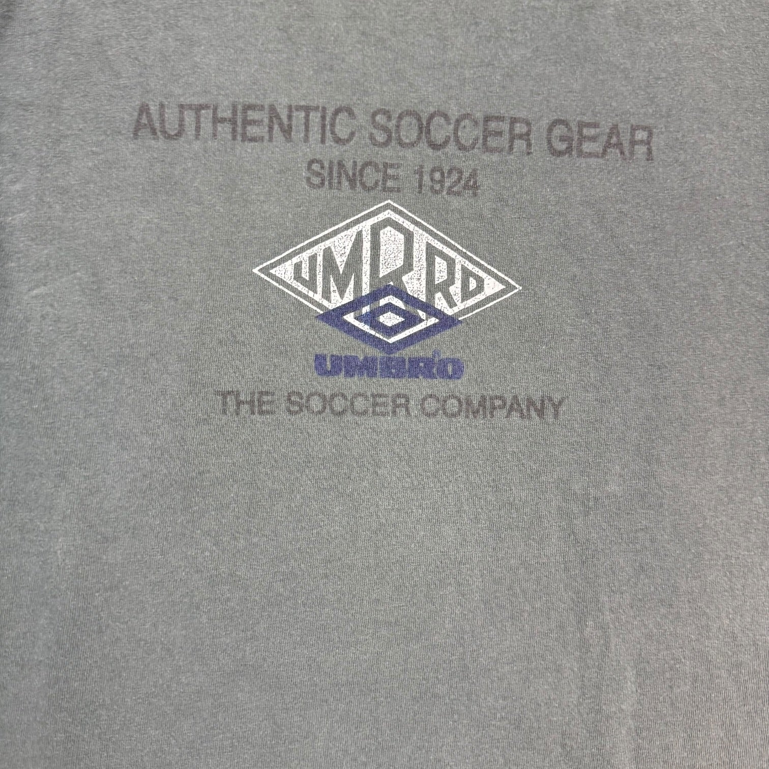 Vintage Umbro The Soccer Company Tee Grey
