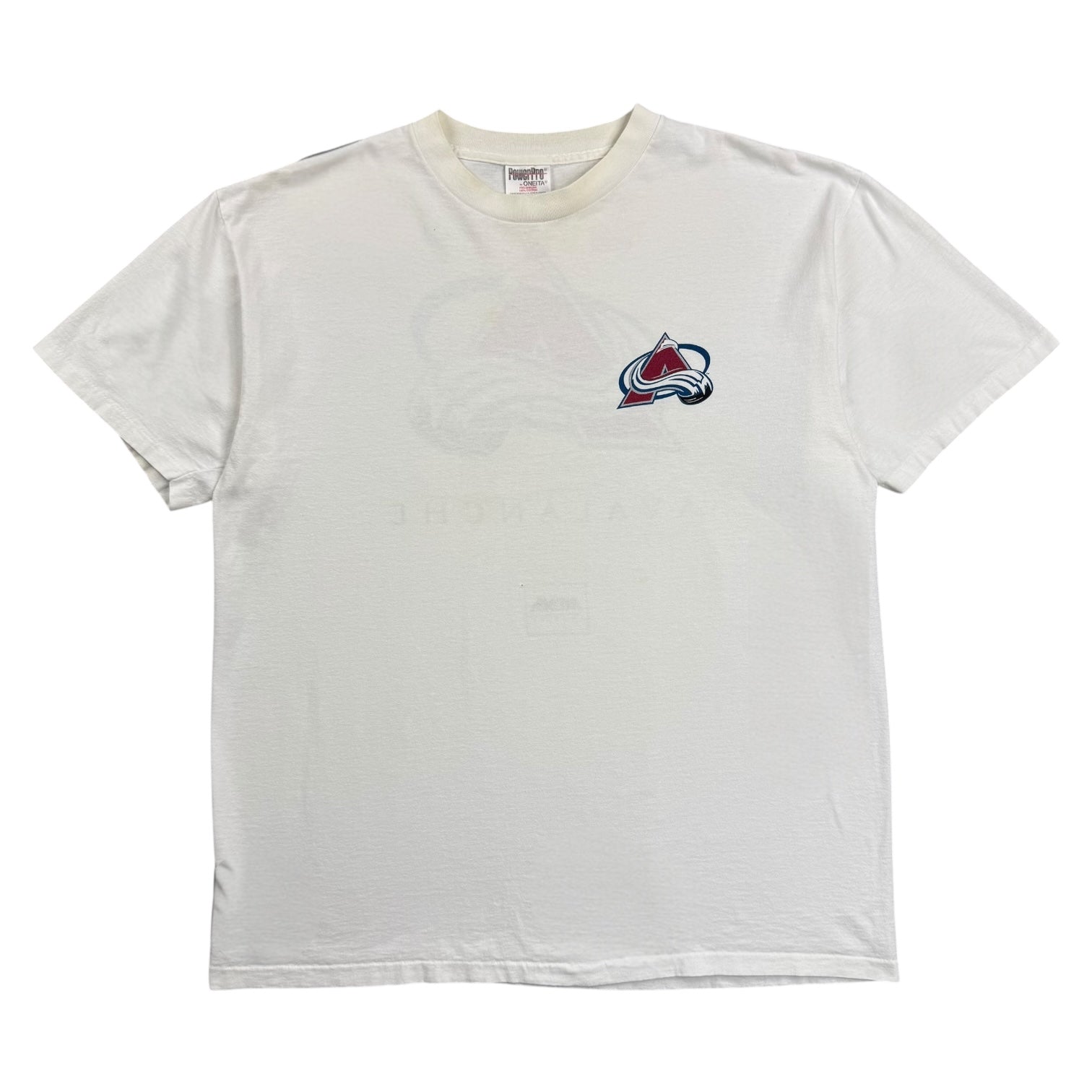 Vintage Colorado Avalanche Tee White