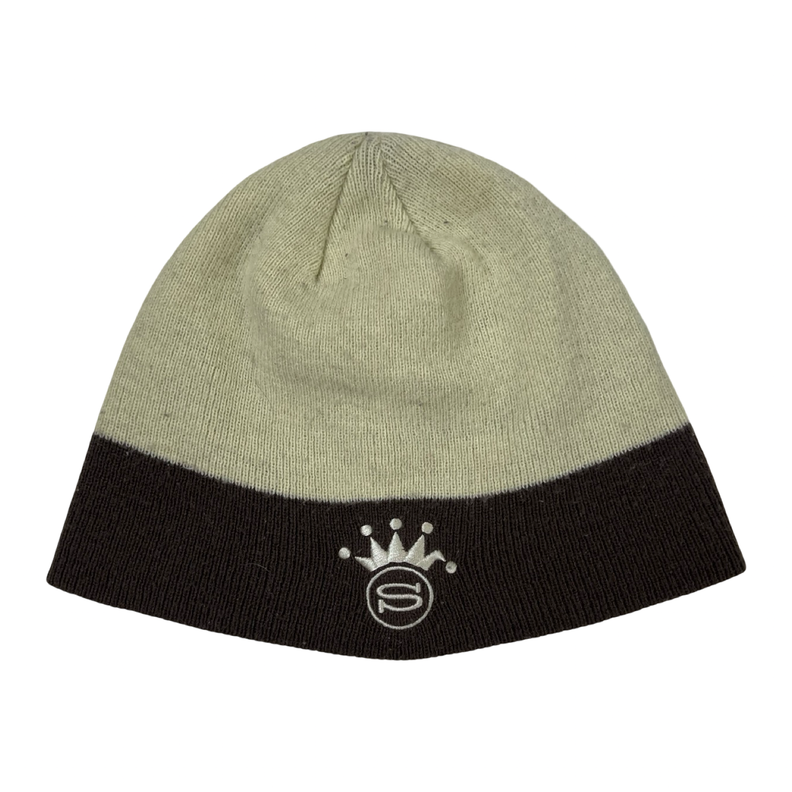 Stussy S Crown Jacquard Skullcap Bone