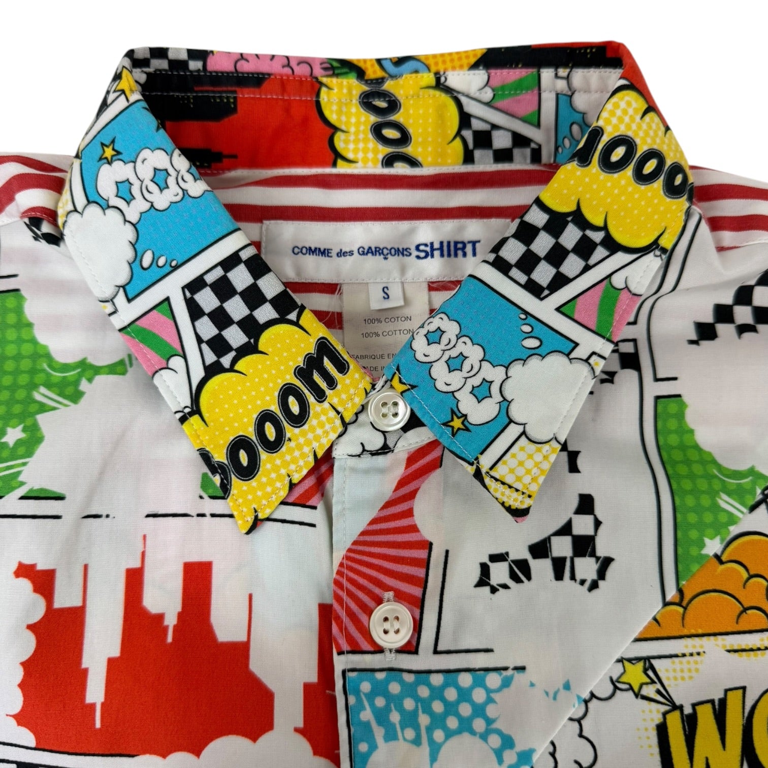 Comme des Garçons 2019 A/W Comic Print Button-Up