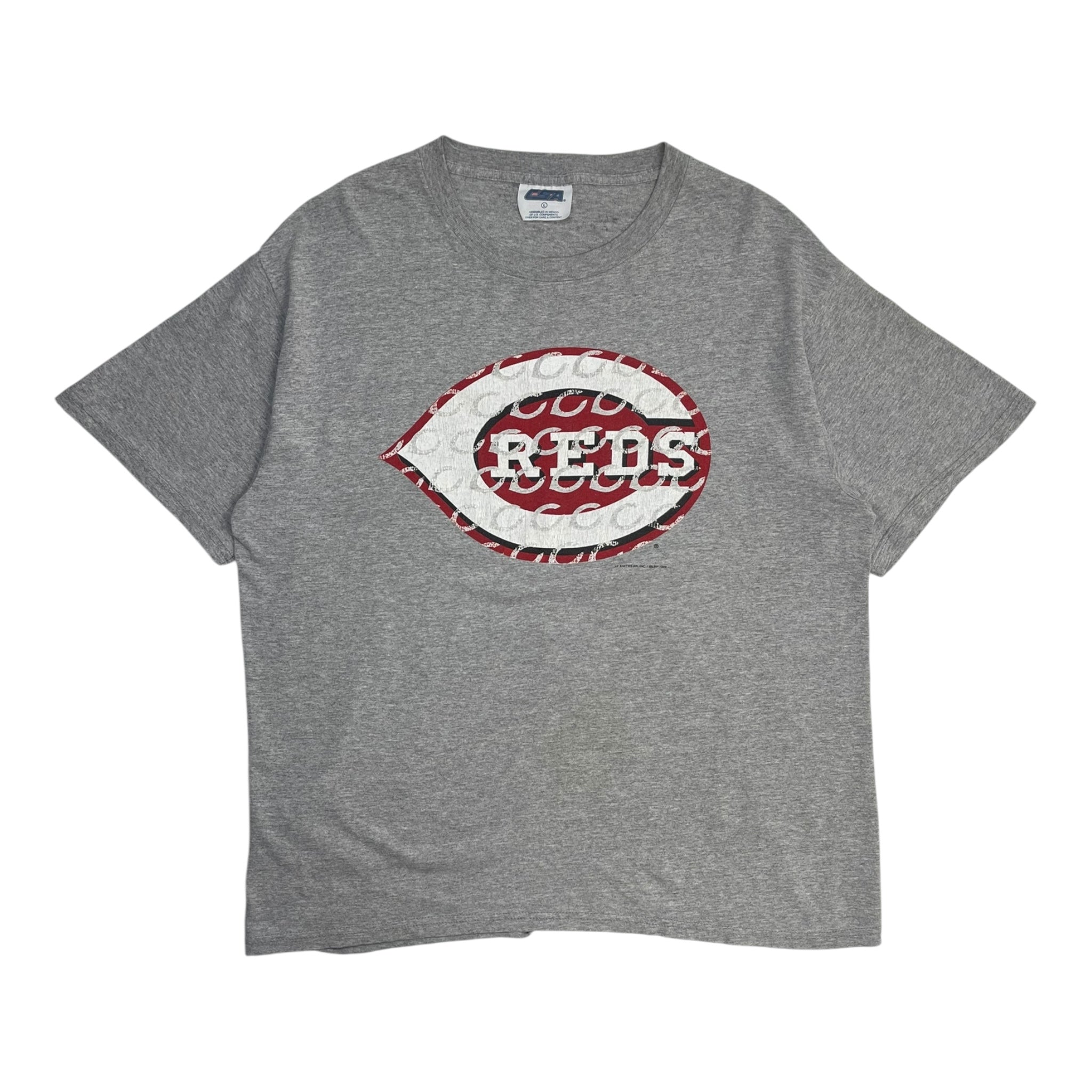 1999 Cincinnati Reds C Logo T-Shirt