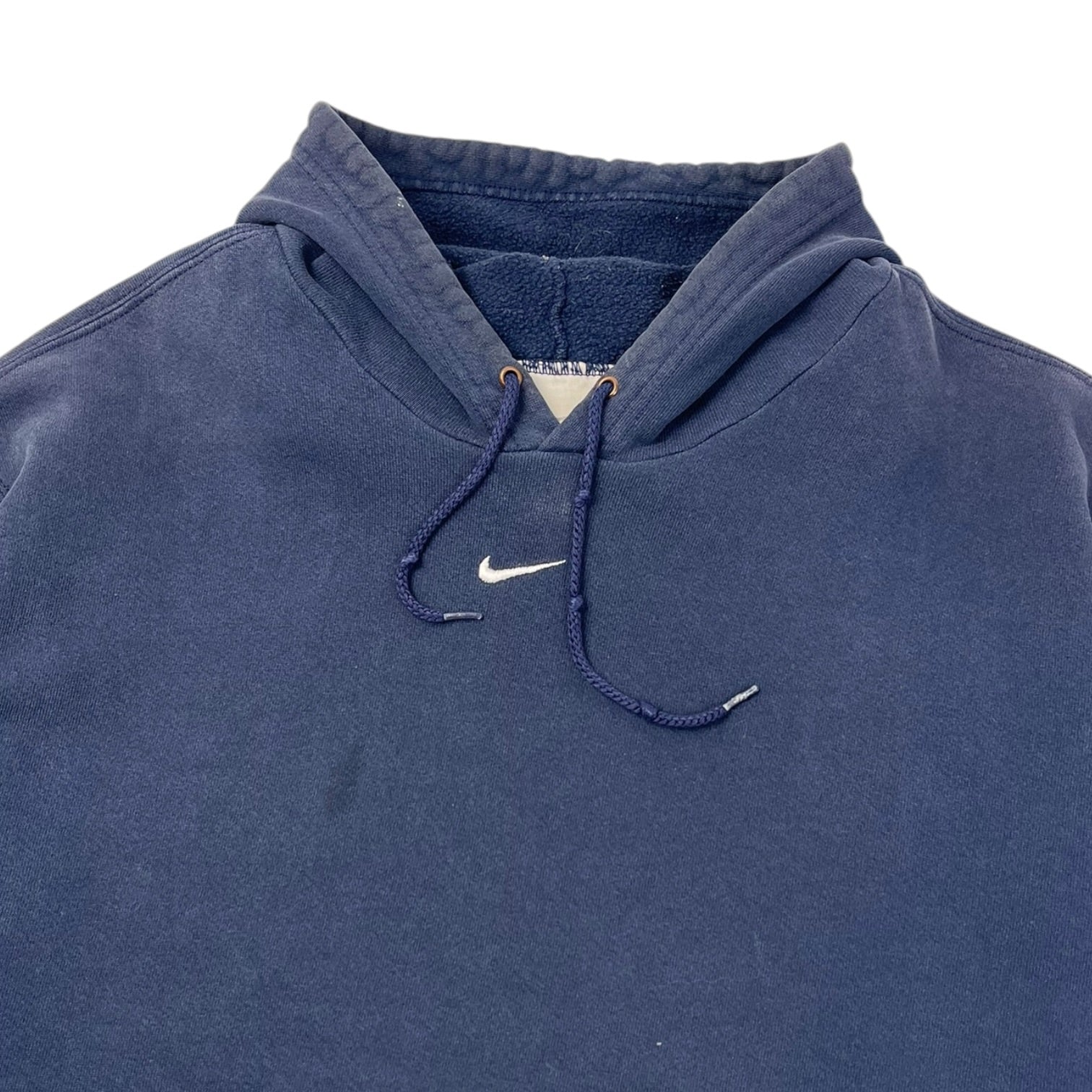 Vintage Nike Center Swoosh Hoodie Navy
