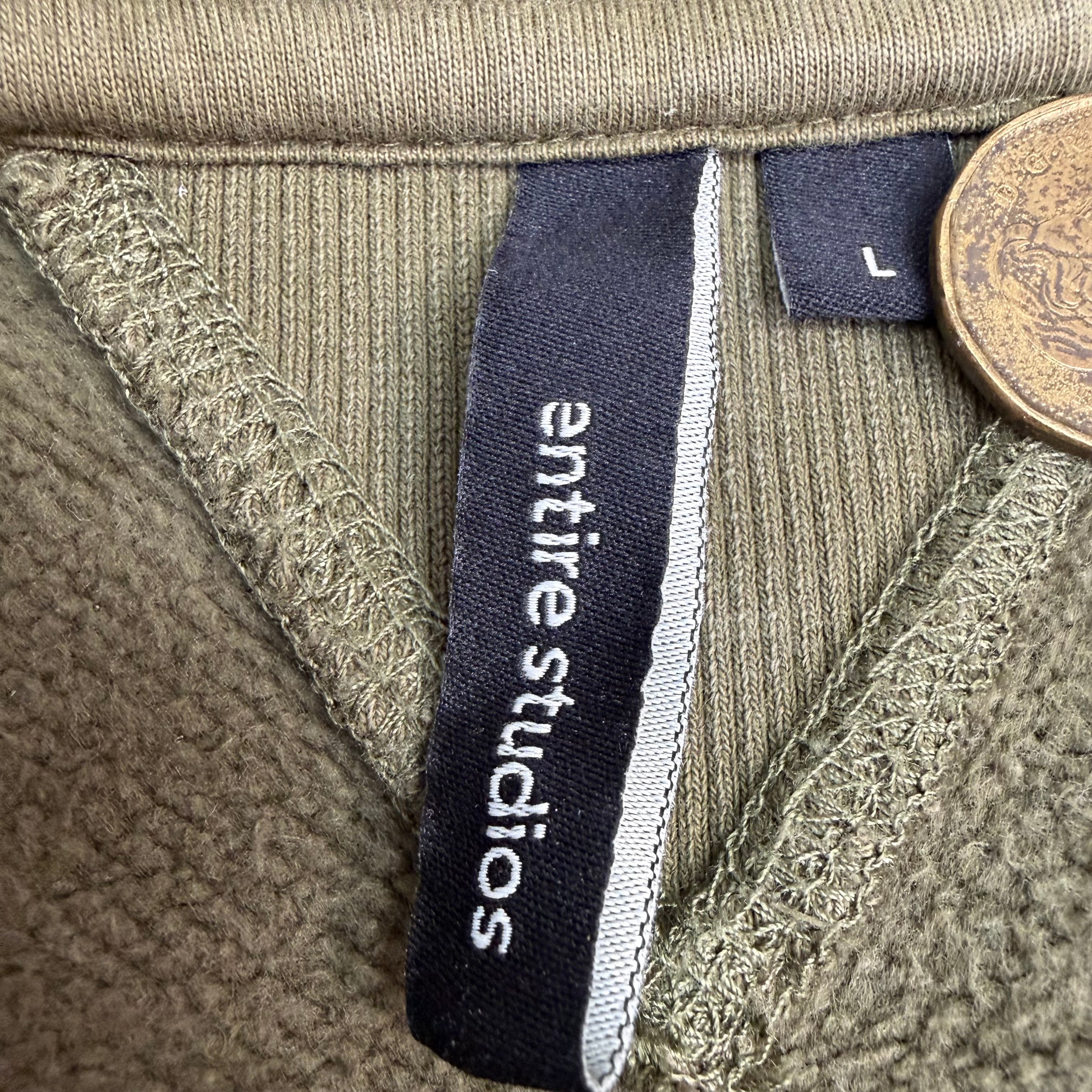 Entire Studios Box Crewneck Olive Drab
