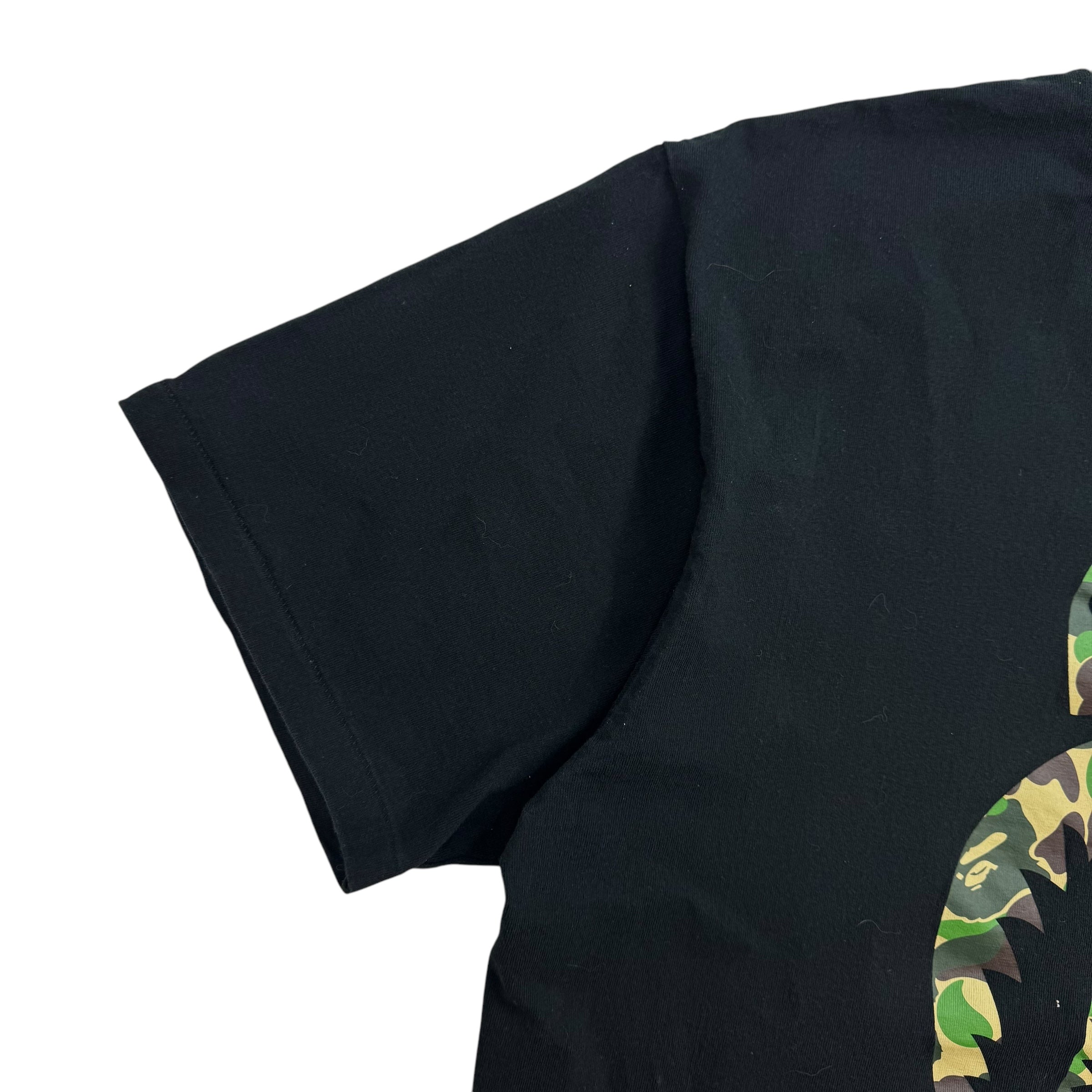 Bape ABC Camo Shark Tee Black