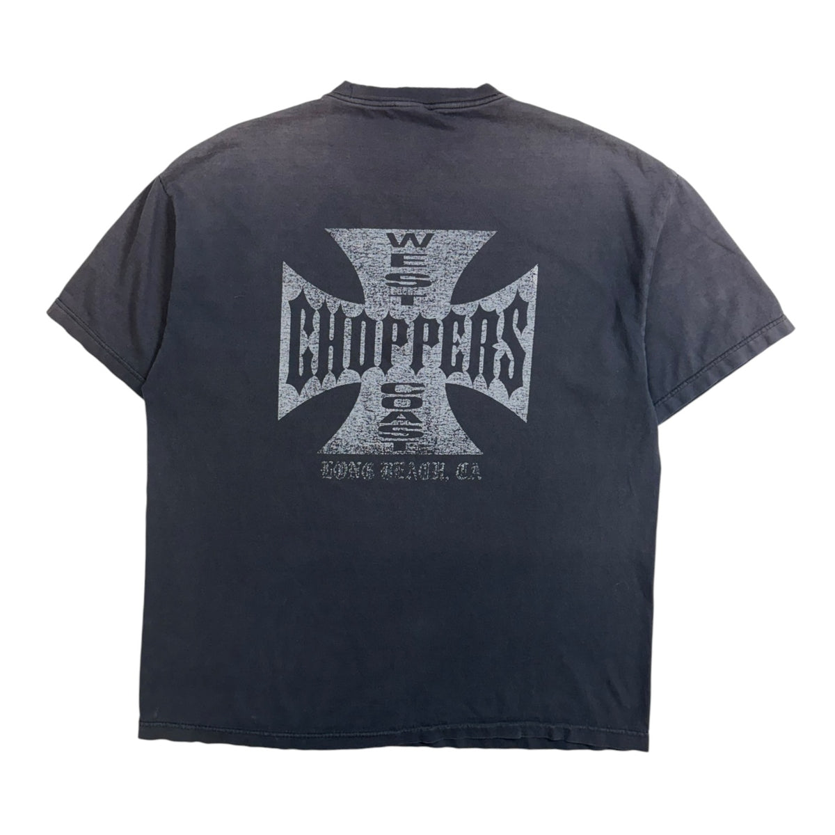 Vintage West Coast Choppers T-Shirt Faded Black