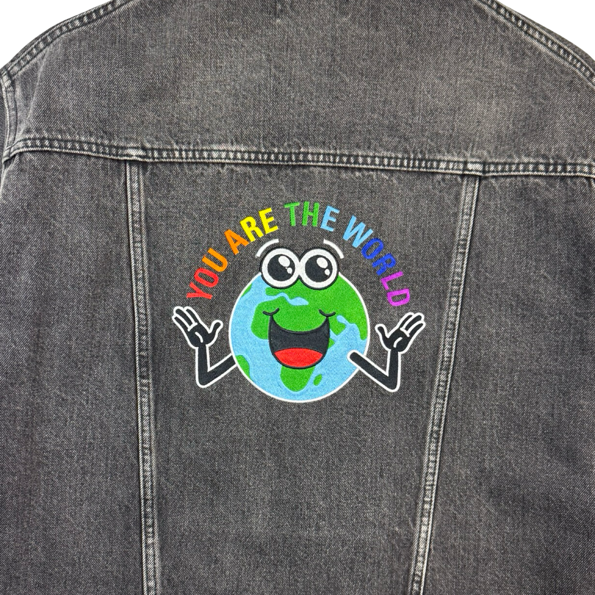 Balenciaga "You Are The World" Denim Jacket