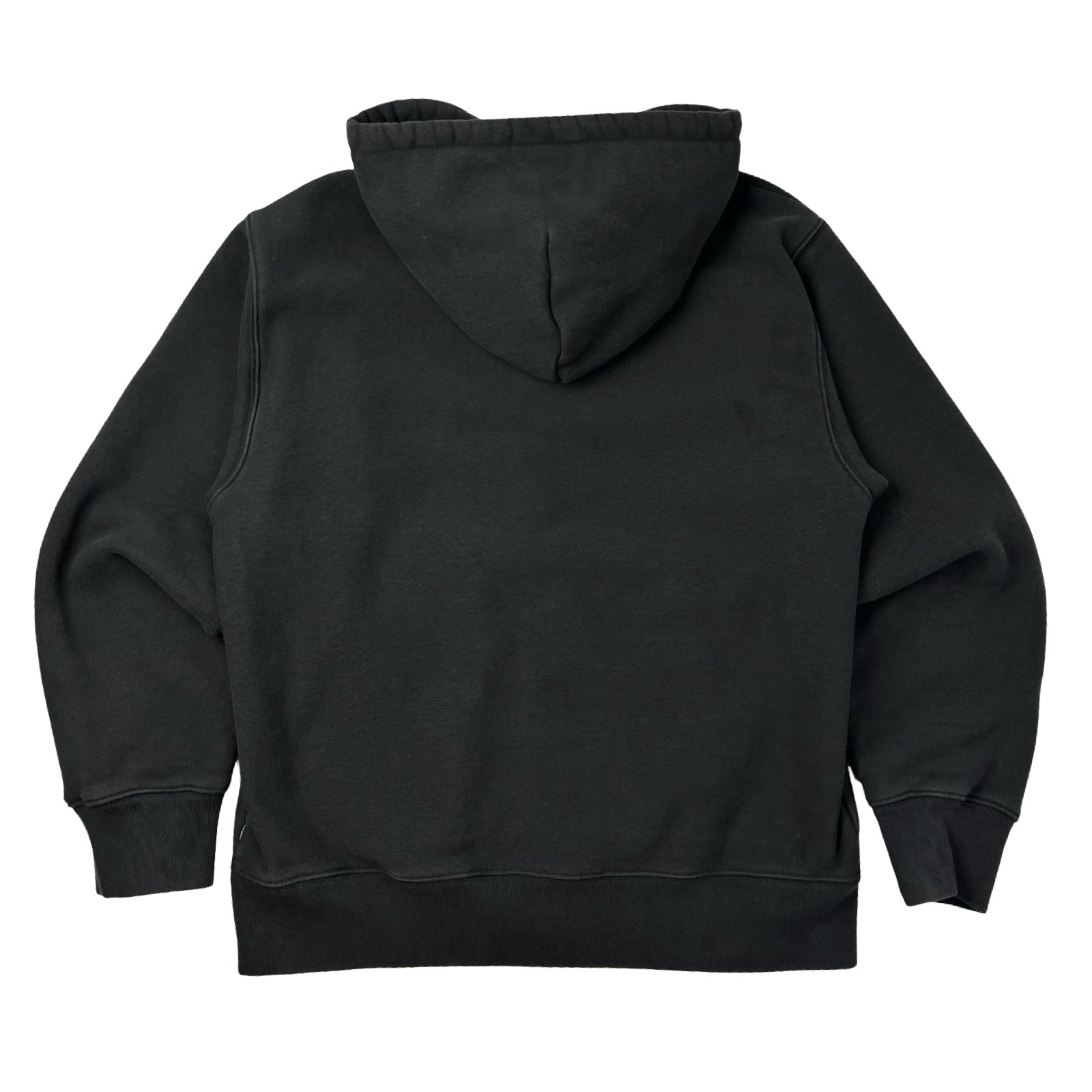 Stussy Sweats Basic Pigment Dyed Full-Zip Hoodie Washed Black
