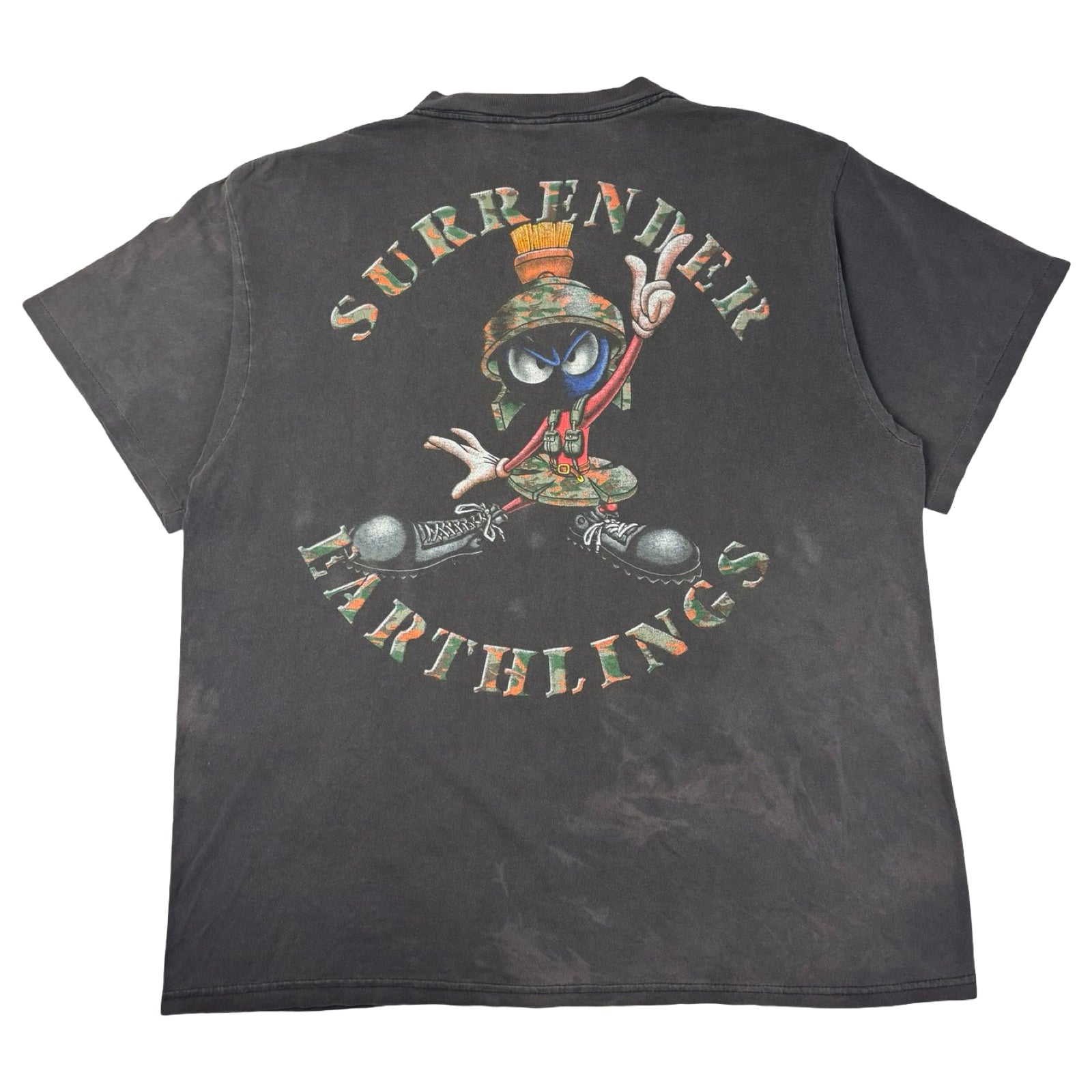 Vintage Looney Tunes Marvin The Martian Surrender Earthlings T-Shirt
