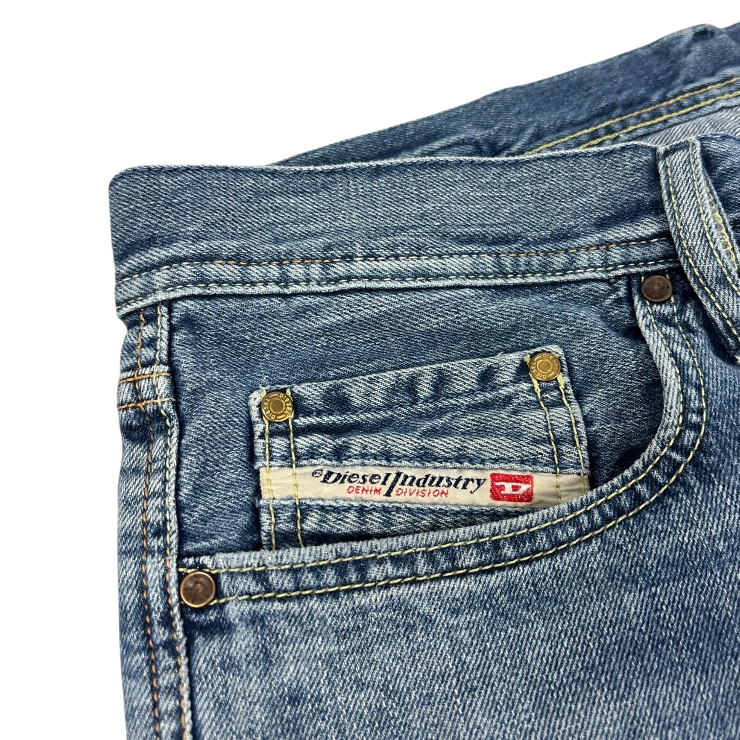 Vintage Diesel Jeans Bootcut Bottoms Blue Wash