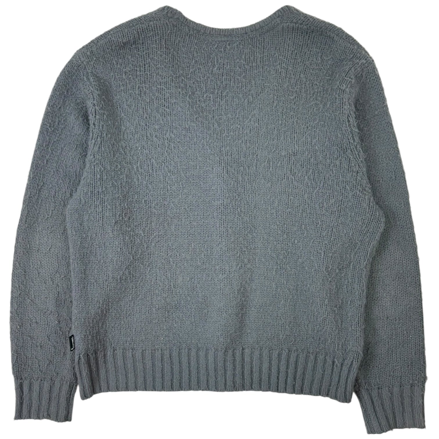 Stussy Brushed Cardigan Charcoal